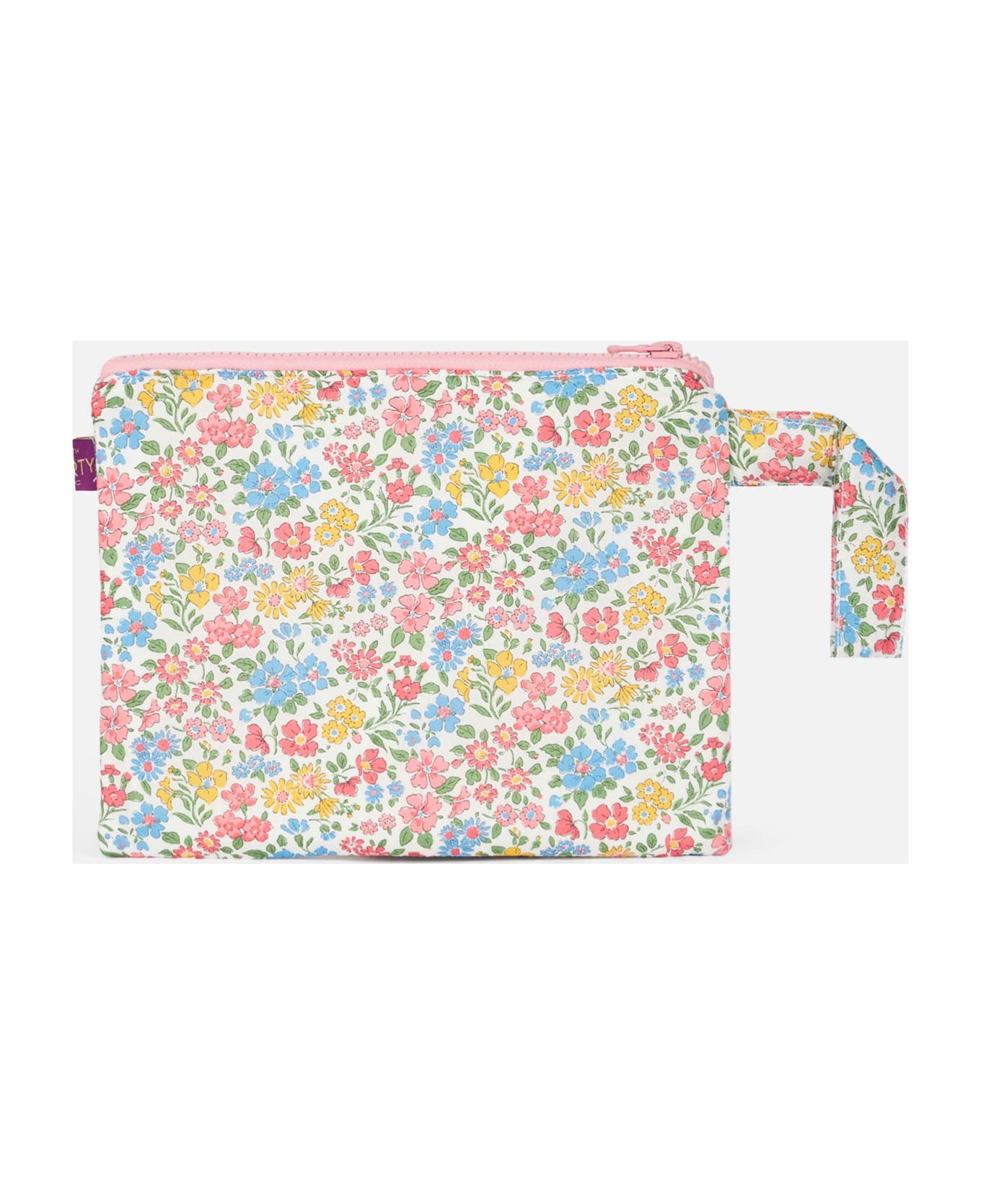 MC2 Saint Barth Pareasy Pochette With Annabelle Print | Made With Libery Fabric - PINK