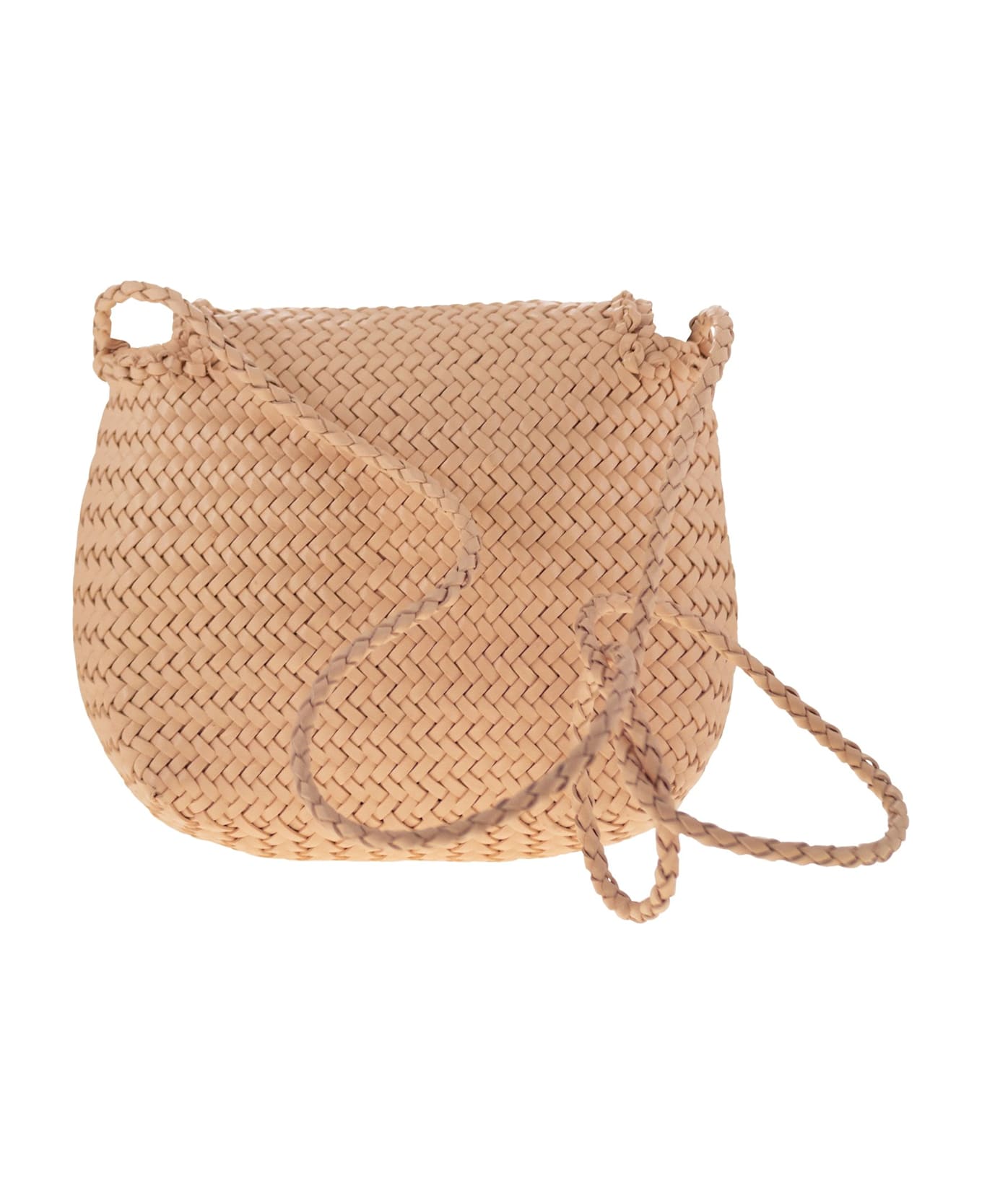 Dragon Diffusion Mini City Bag - Woven Leather Bag - Pink