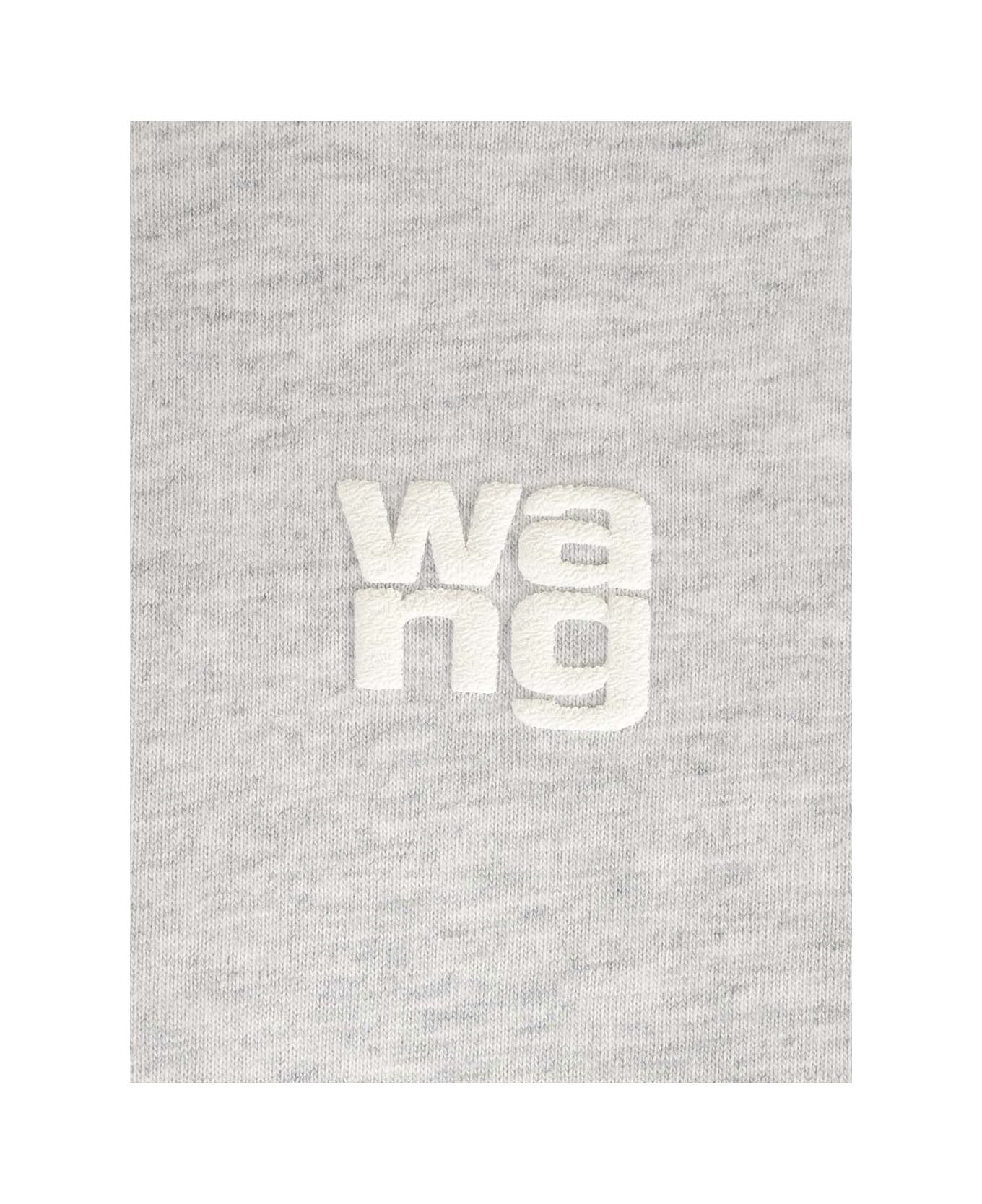 Alexander Wang 'essential' Grey T-shirt - Light Heather Grey Tシャツ