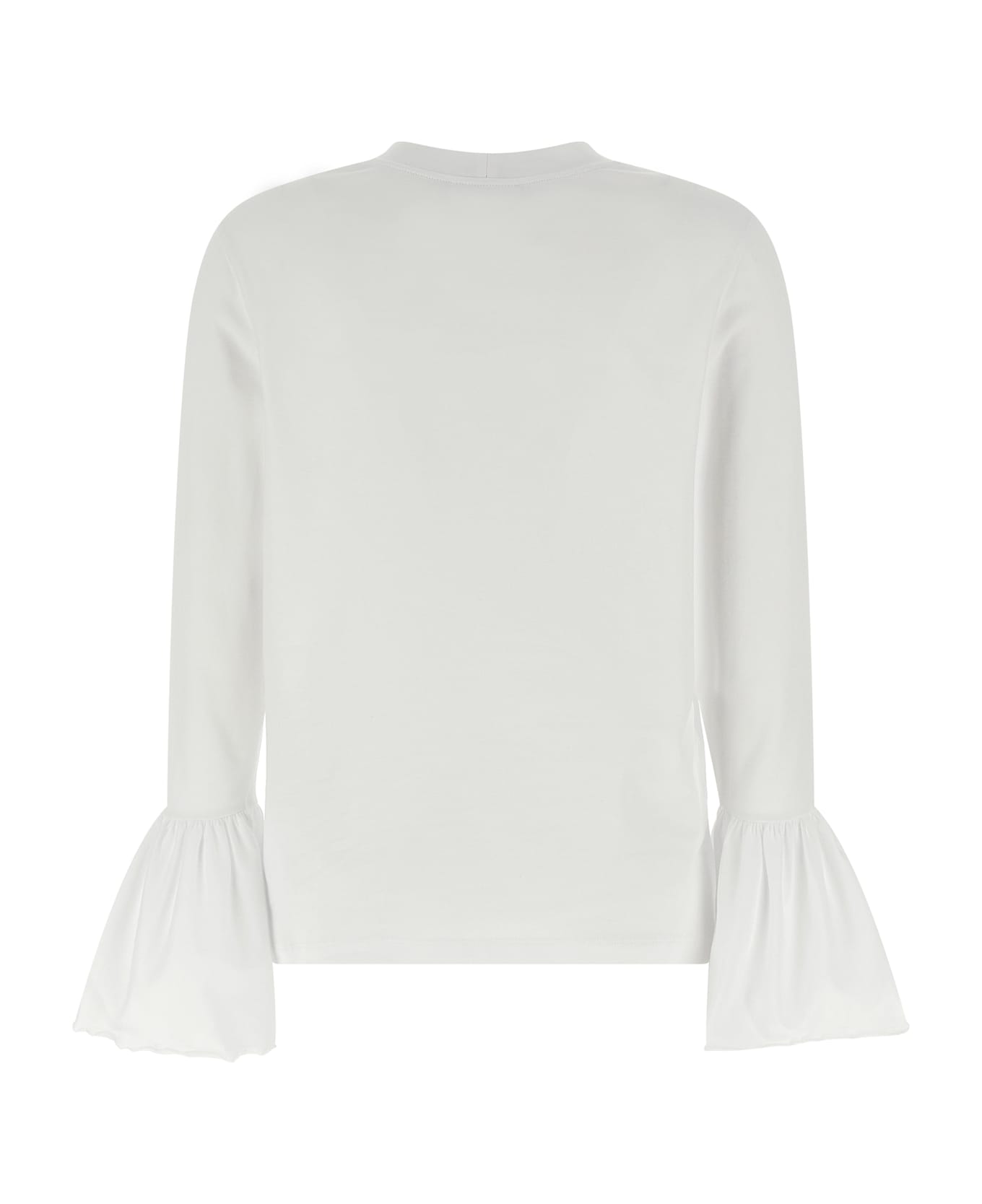 Sleeper 
ruffled
 T-shirt - White