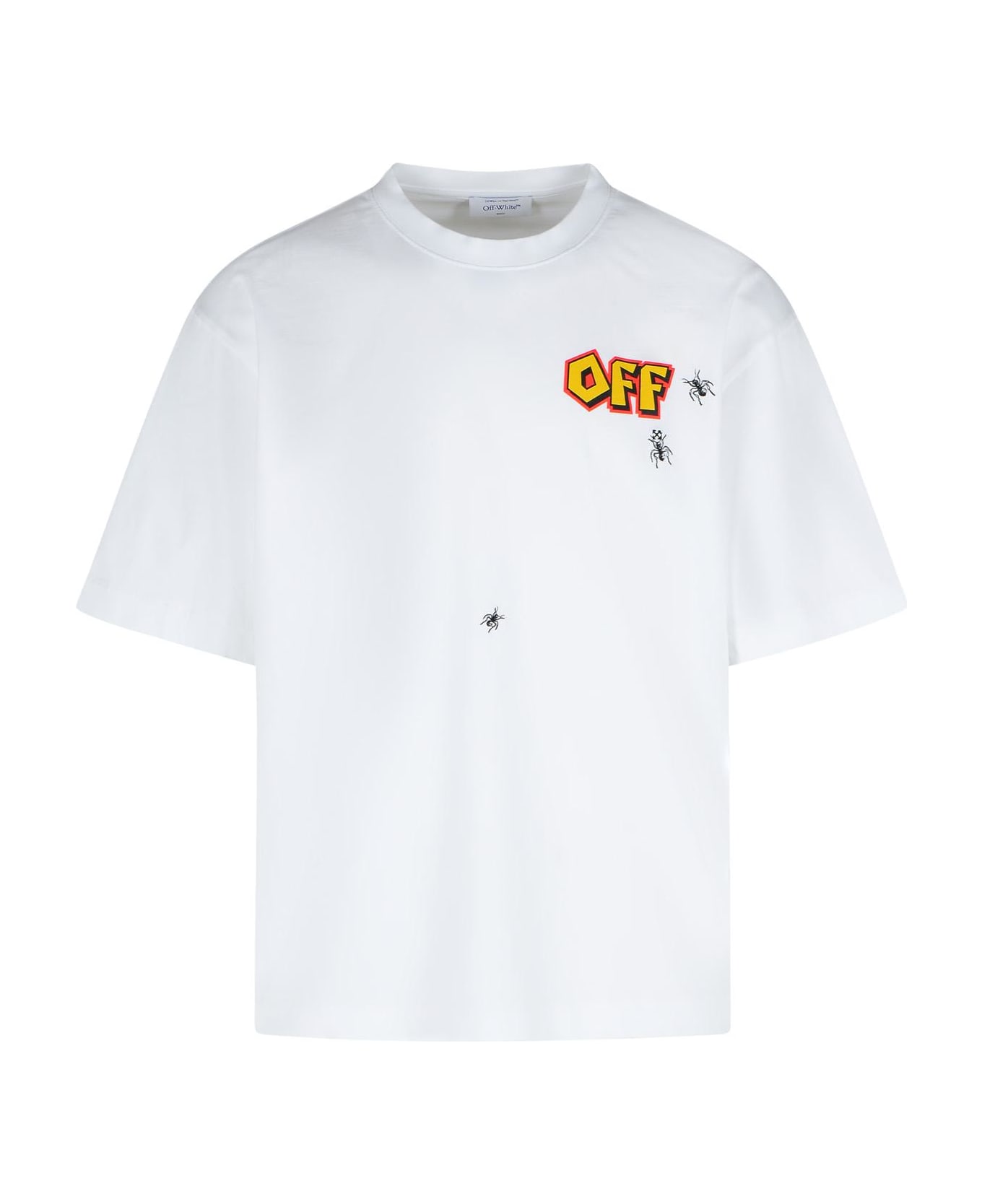 Off-White 'arrow' White Cotton T-shirt - White