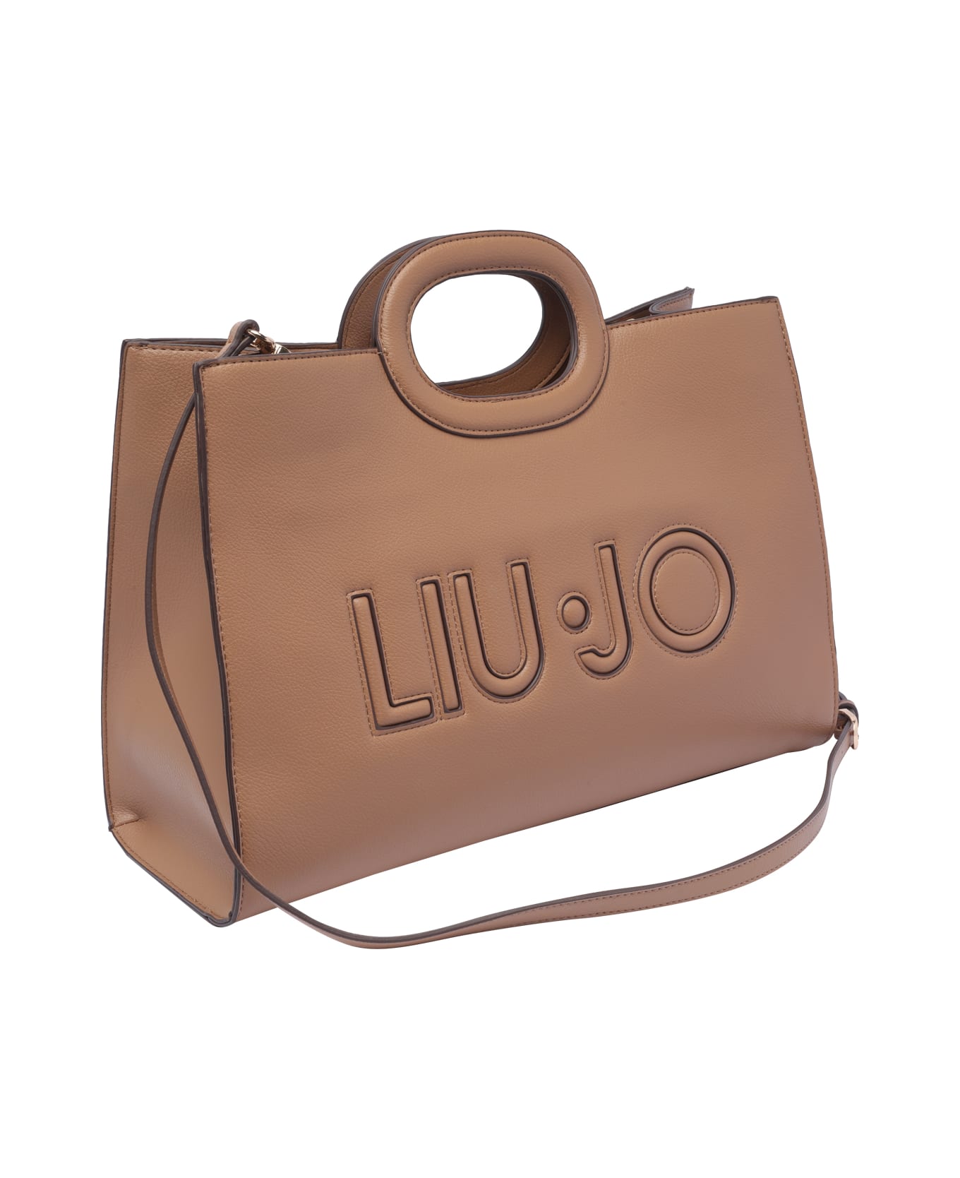 Liu-Jo Large Logo Tote Bag - Brown