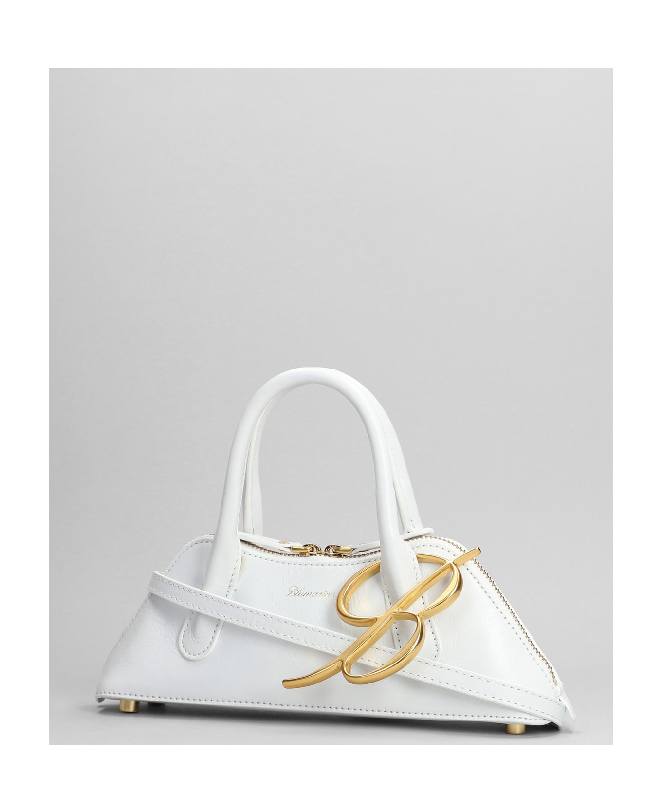 Blumarine Hand Bag In White Leather - white トートバッグ