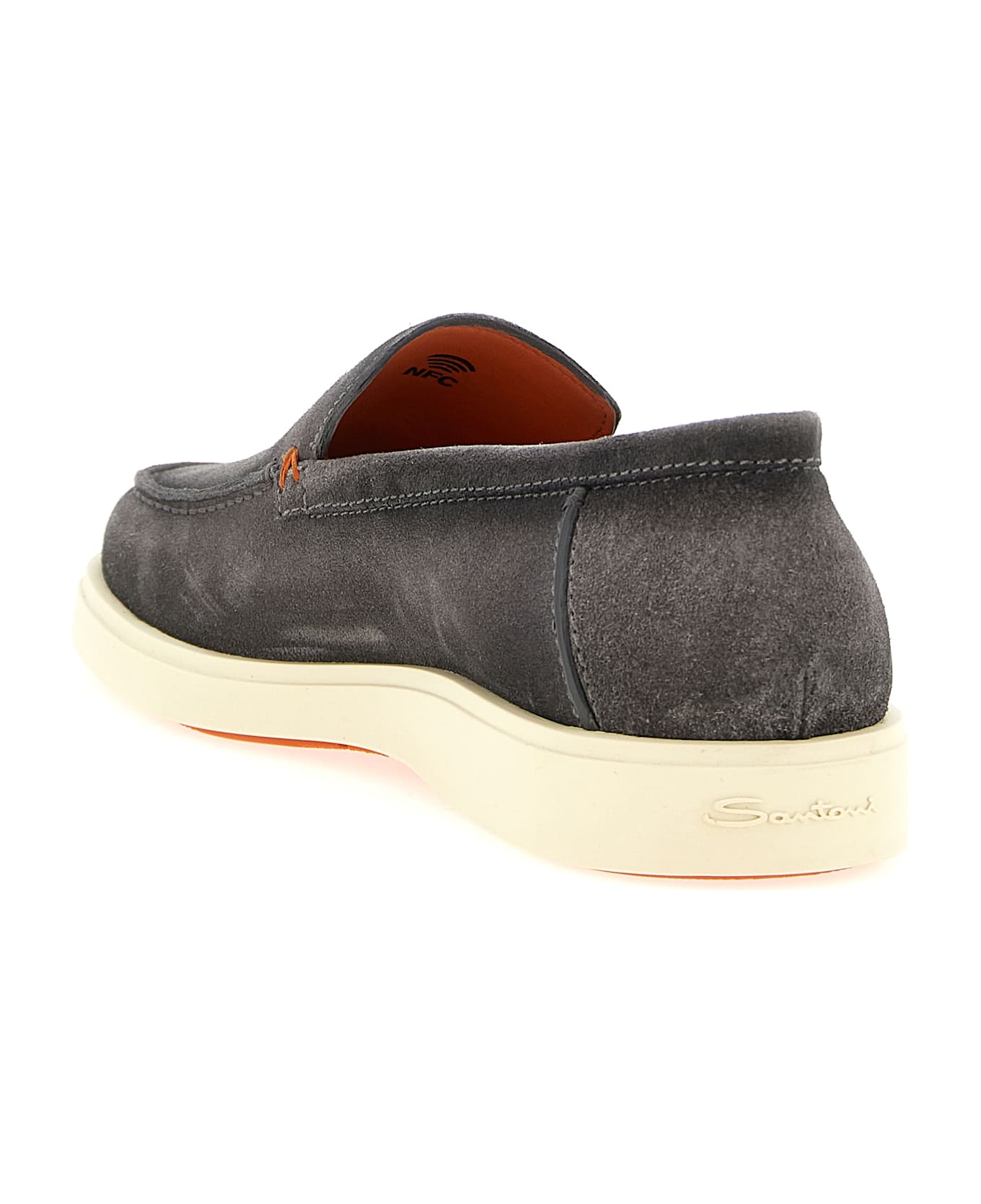 Santoni 'botanist' Loafers - Gray