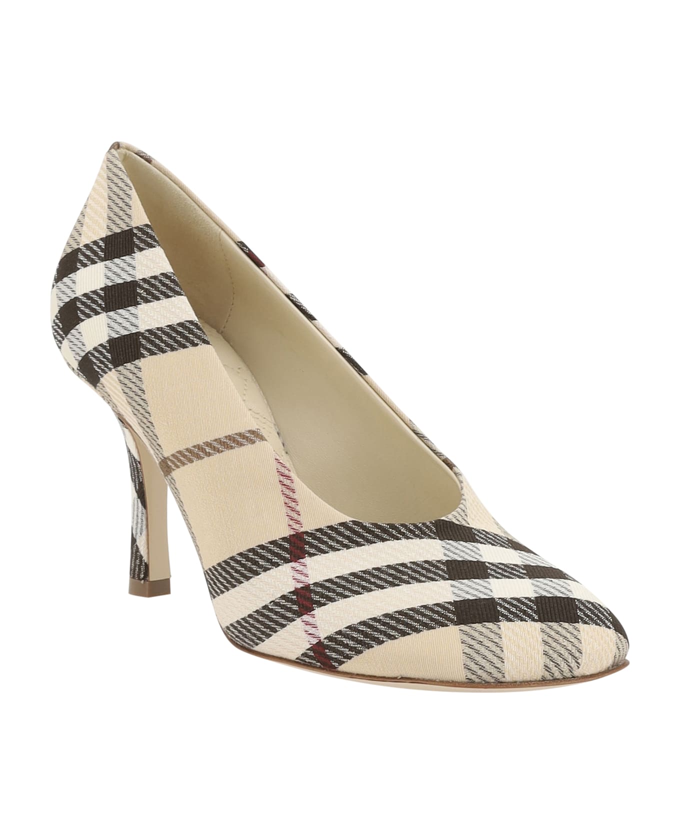 Burberry Archivio Check Baby Pumps - Alabaster Ip Check