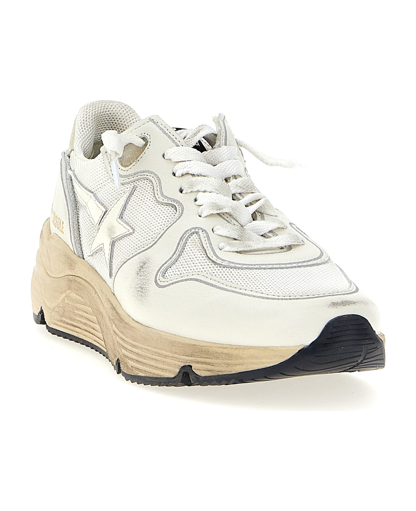 Golden Goose 'running Sole' Sneakers - White