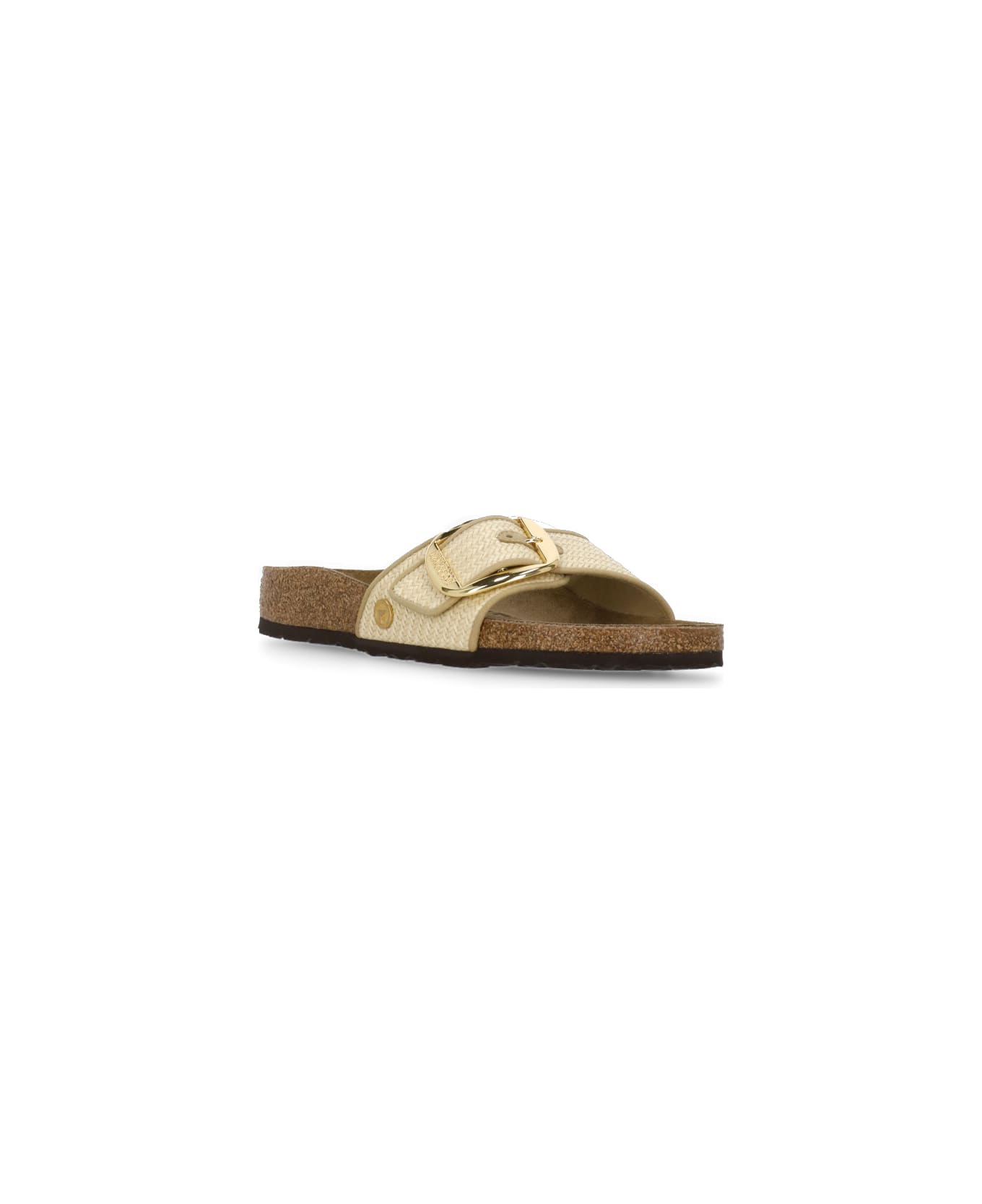 Birkenstock Madrid Big Buckle Slippers - Golden