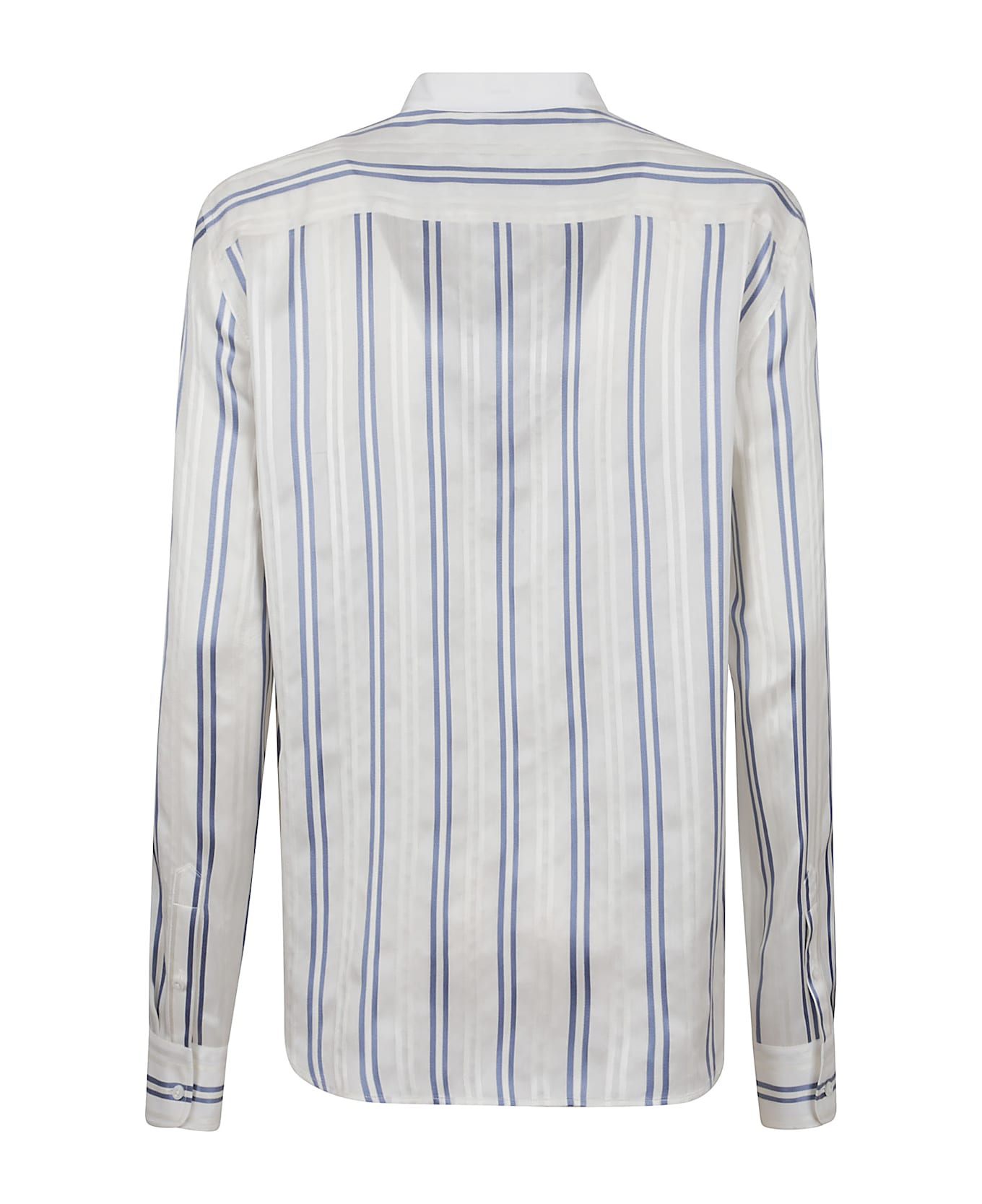 Ralph Lauren Imann-long Sleeve-button Front Shirt - Cream Cornflower