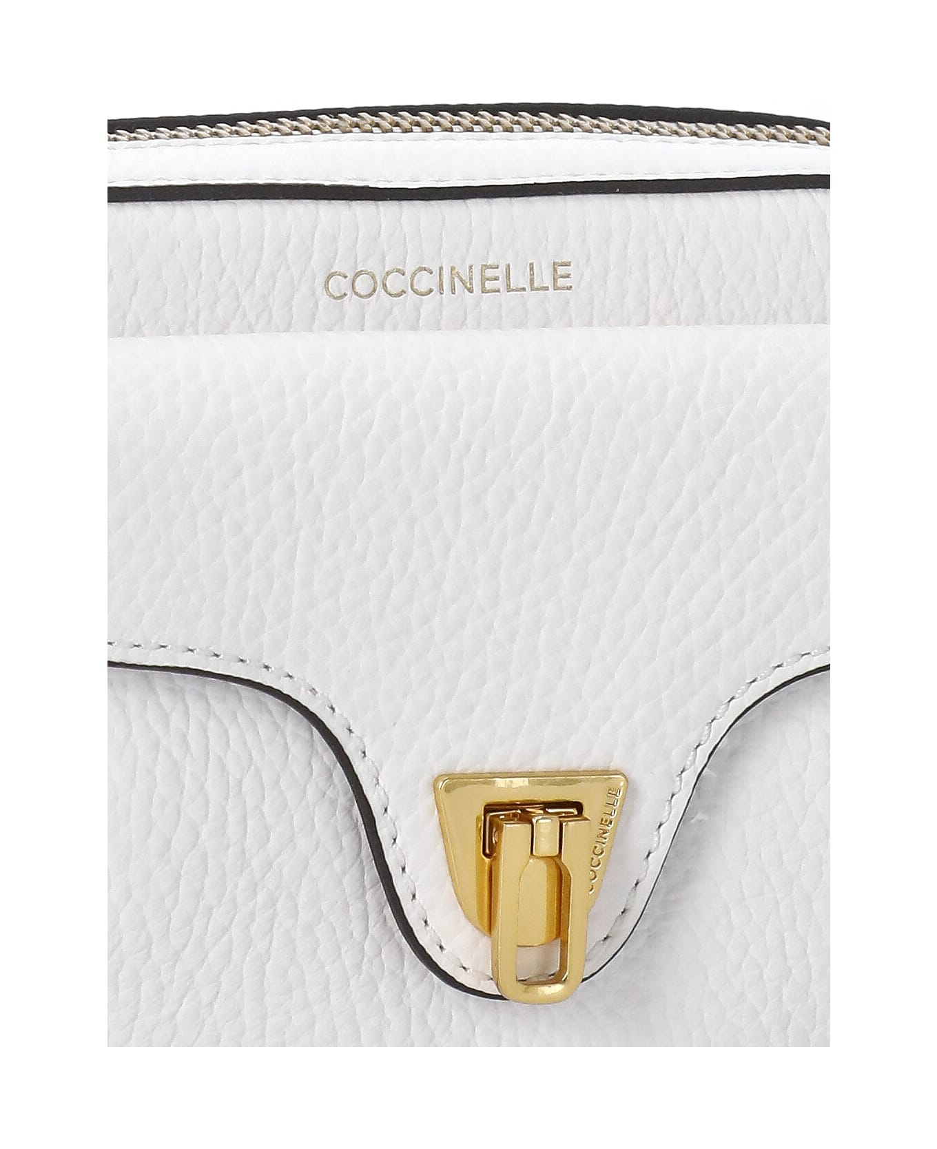 Coccinelle Beat Soft Mini Shoulder Bag - White