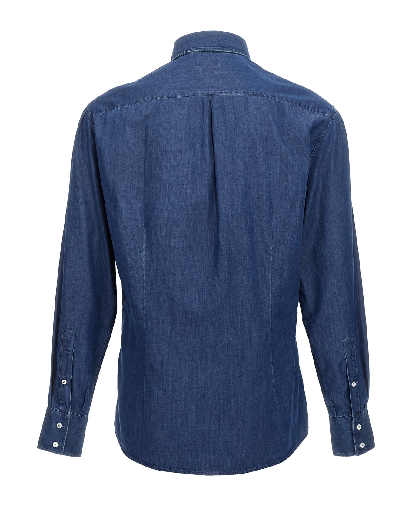 Brunello Cucinelli Chambray Shirt - Blue