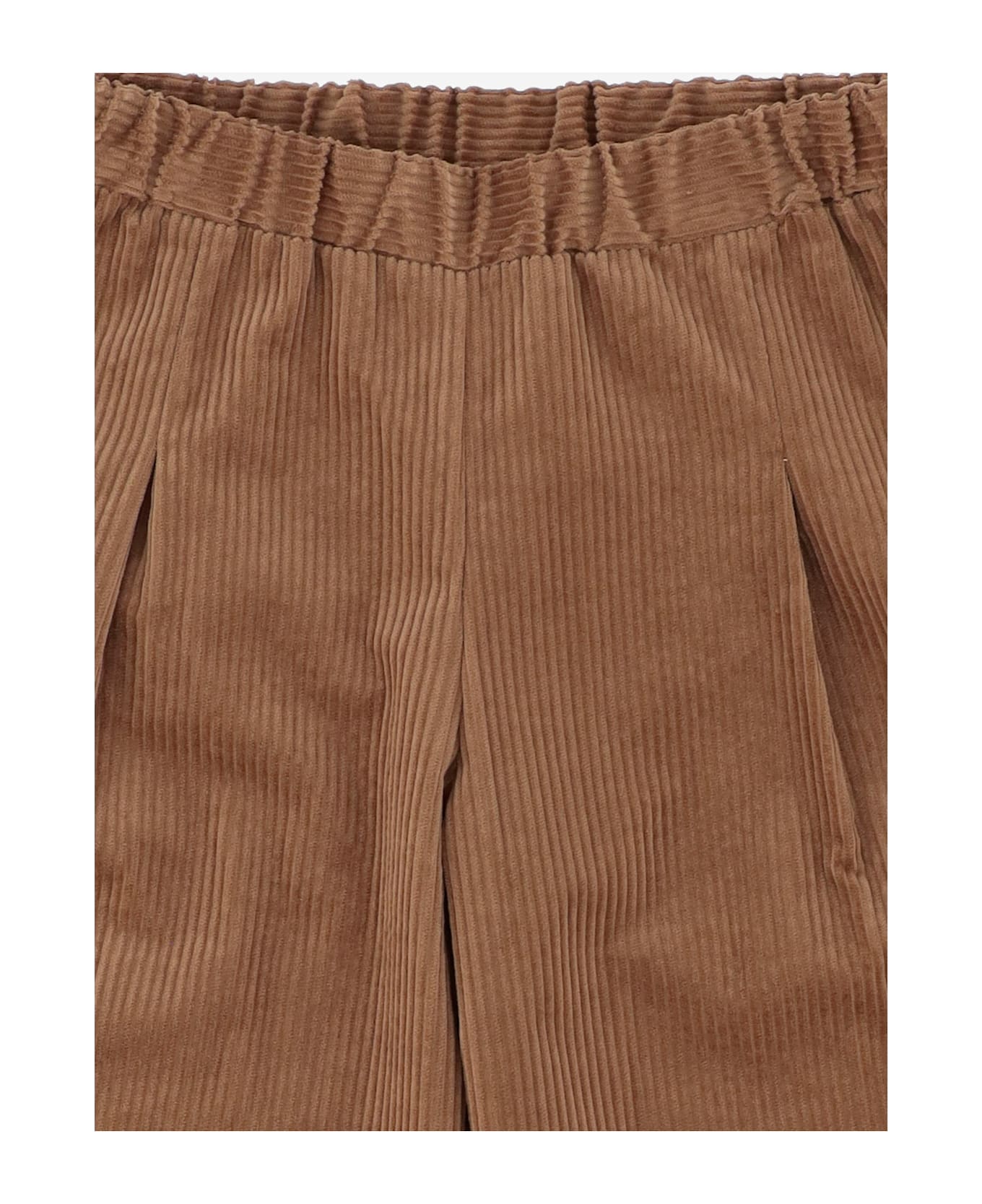 Nicoletta Fanna Corduroy Trousers - Brown