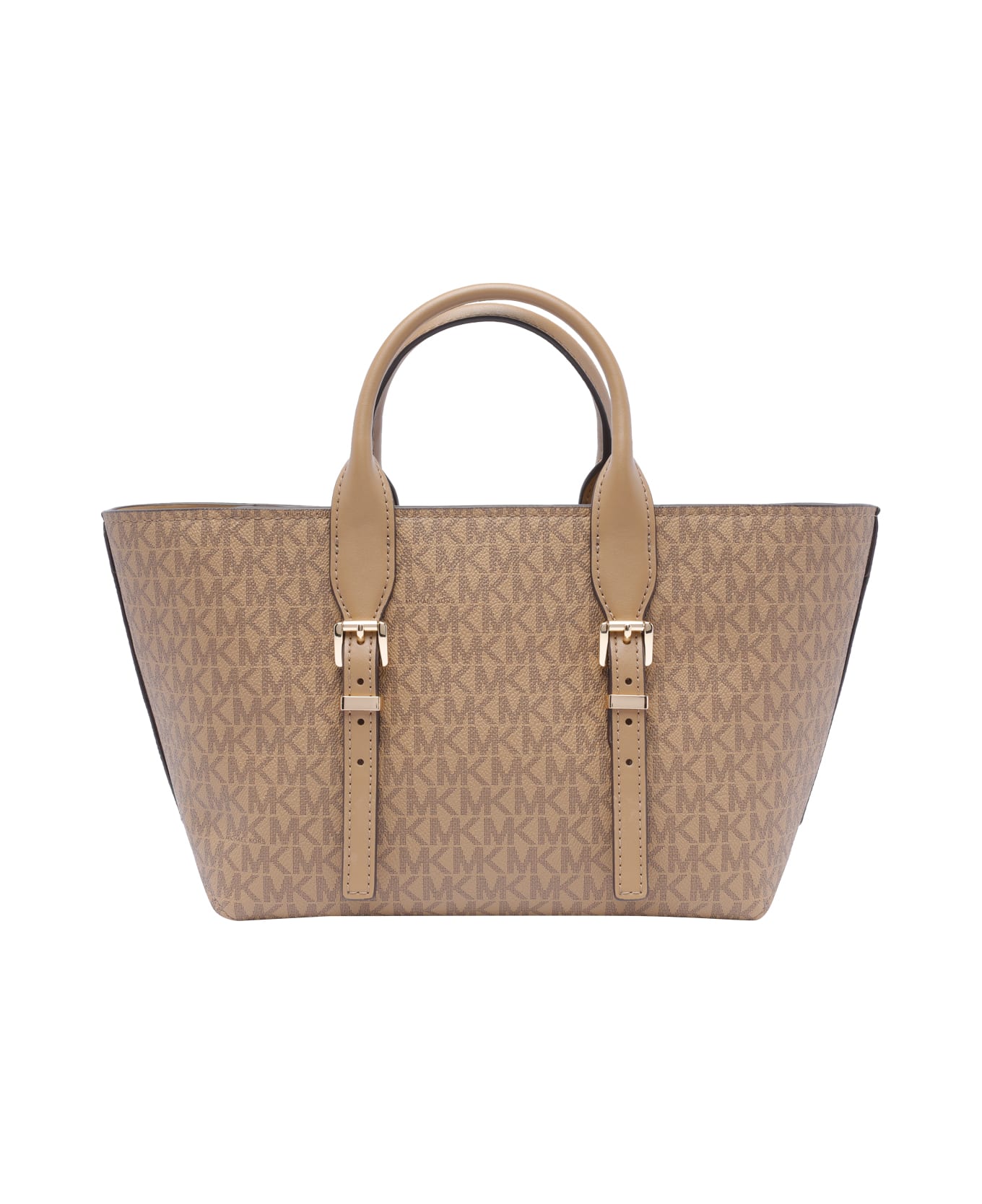 MICHAEL Michael Kors Moore Satchel Bag - Beige