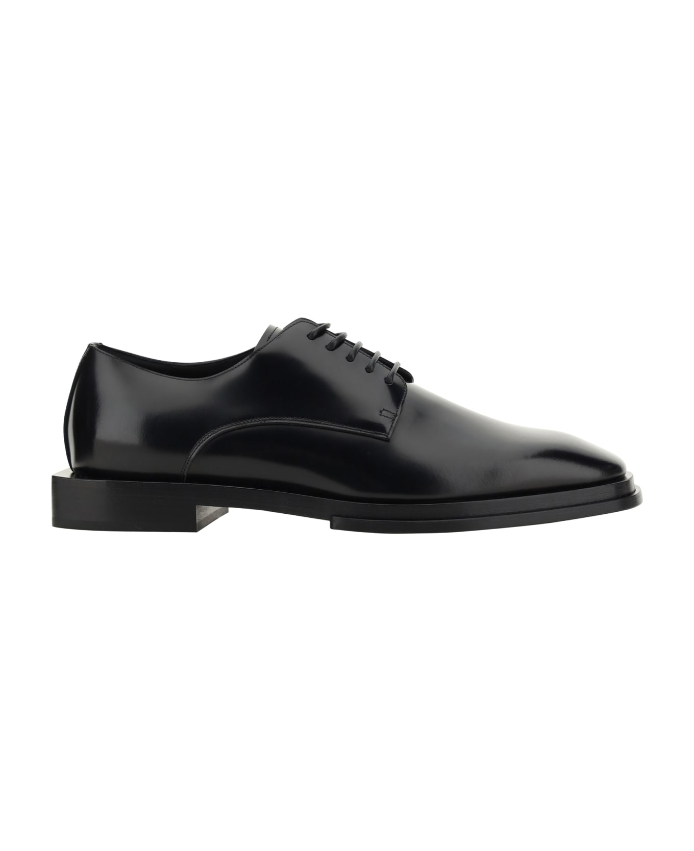 Alexander McQueen Lace Up Shoes - Black/silver ローファー＆デッキシューズ