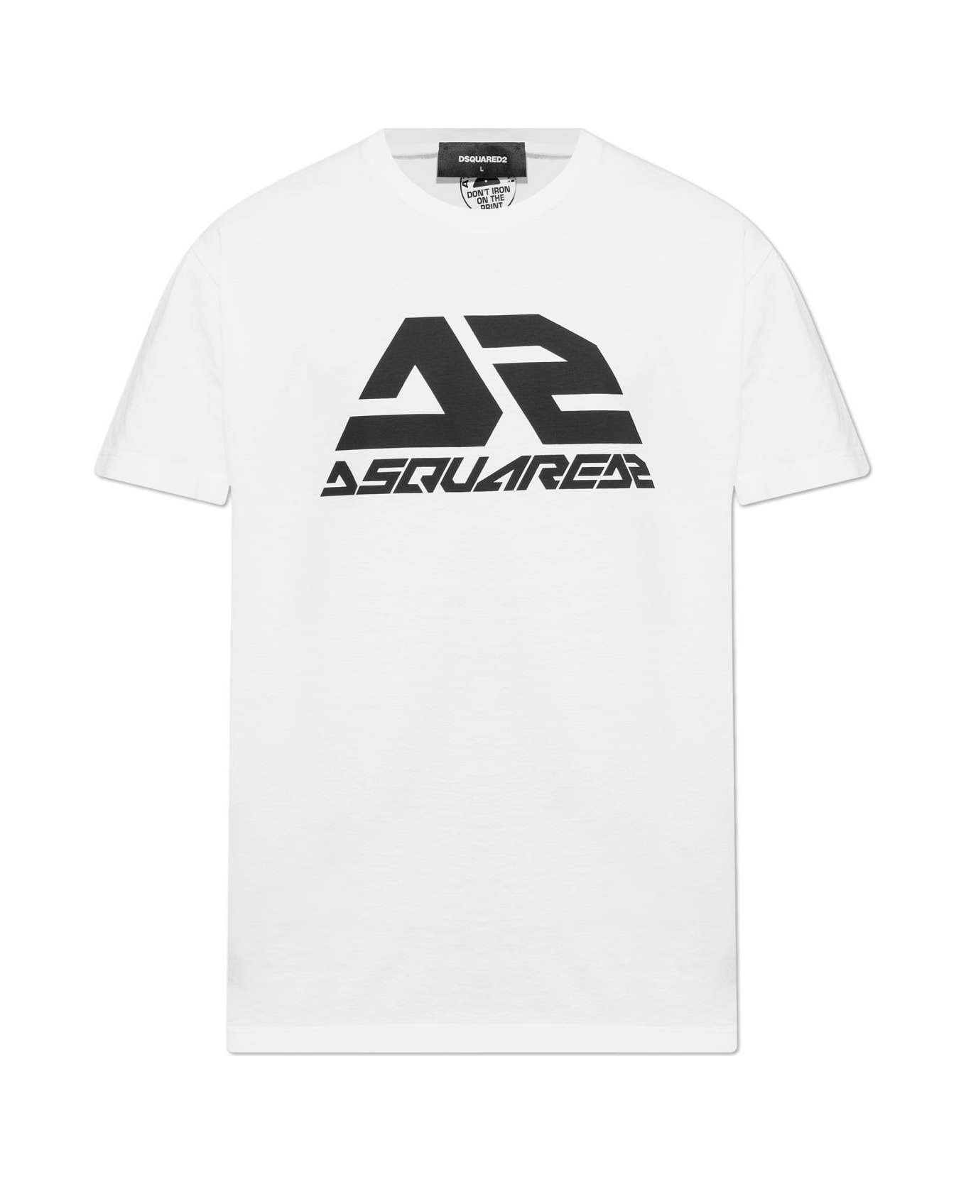 Dsquared2 T-shirt With Print - Bianco