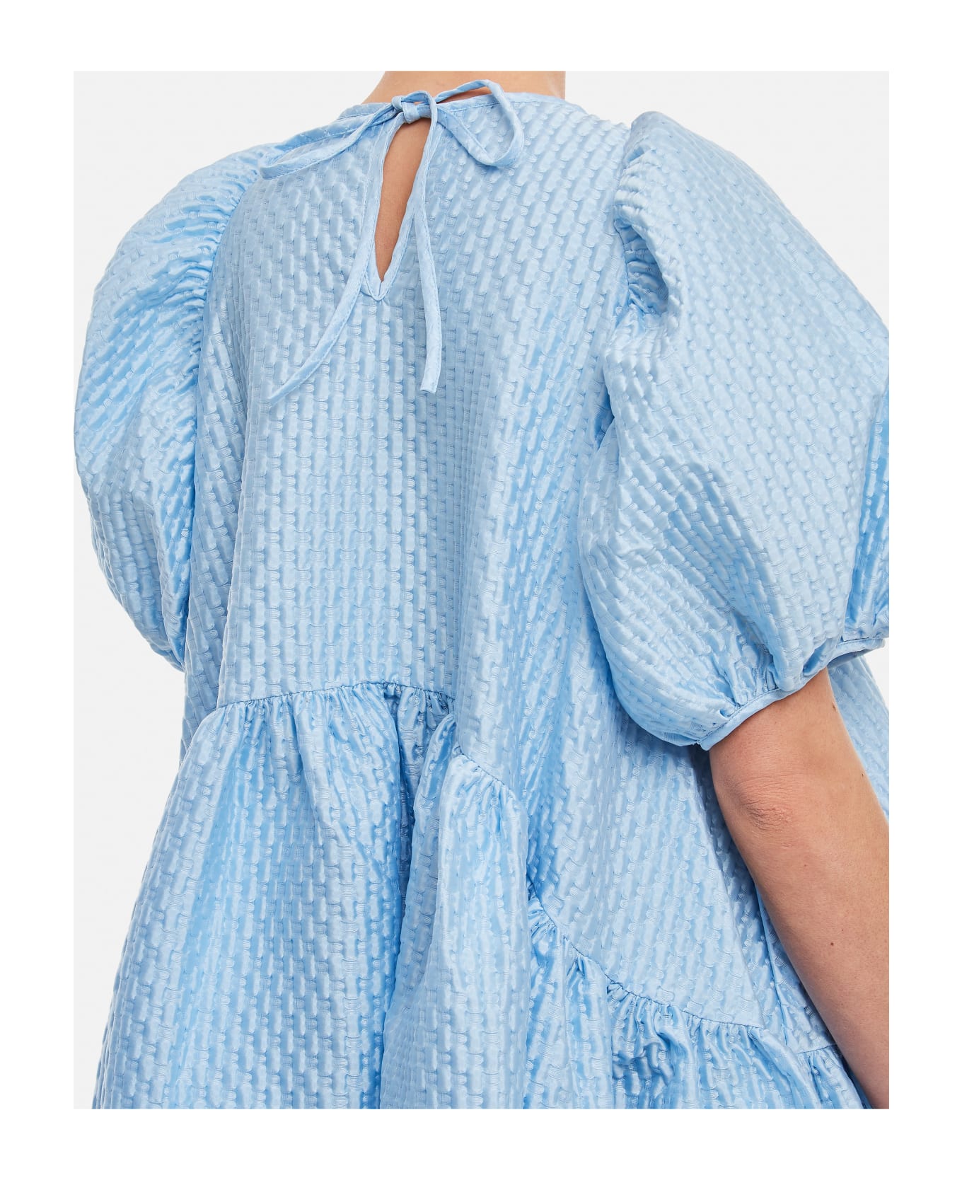 Cecilie Bahnsen Alexa Synthetic Mini Dress - Clear Blue ワンピース＆ドレス