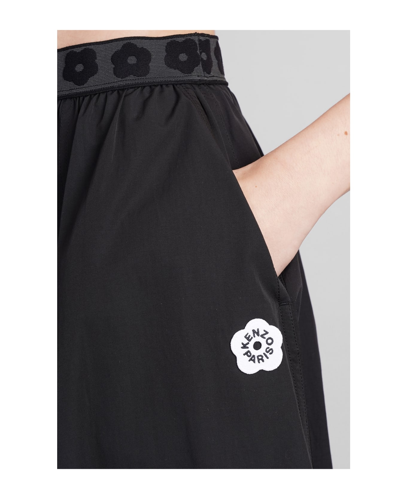 Kenzo Skirt In Black Polyester - black