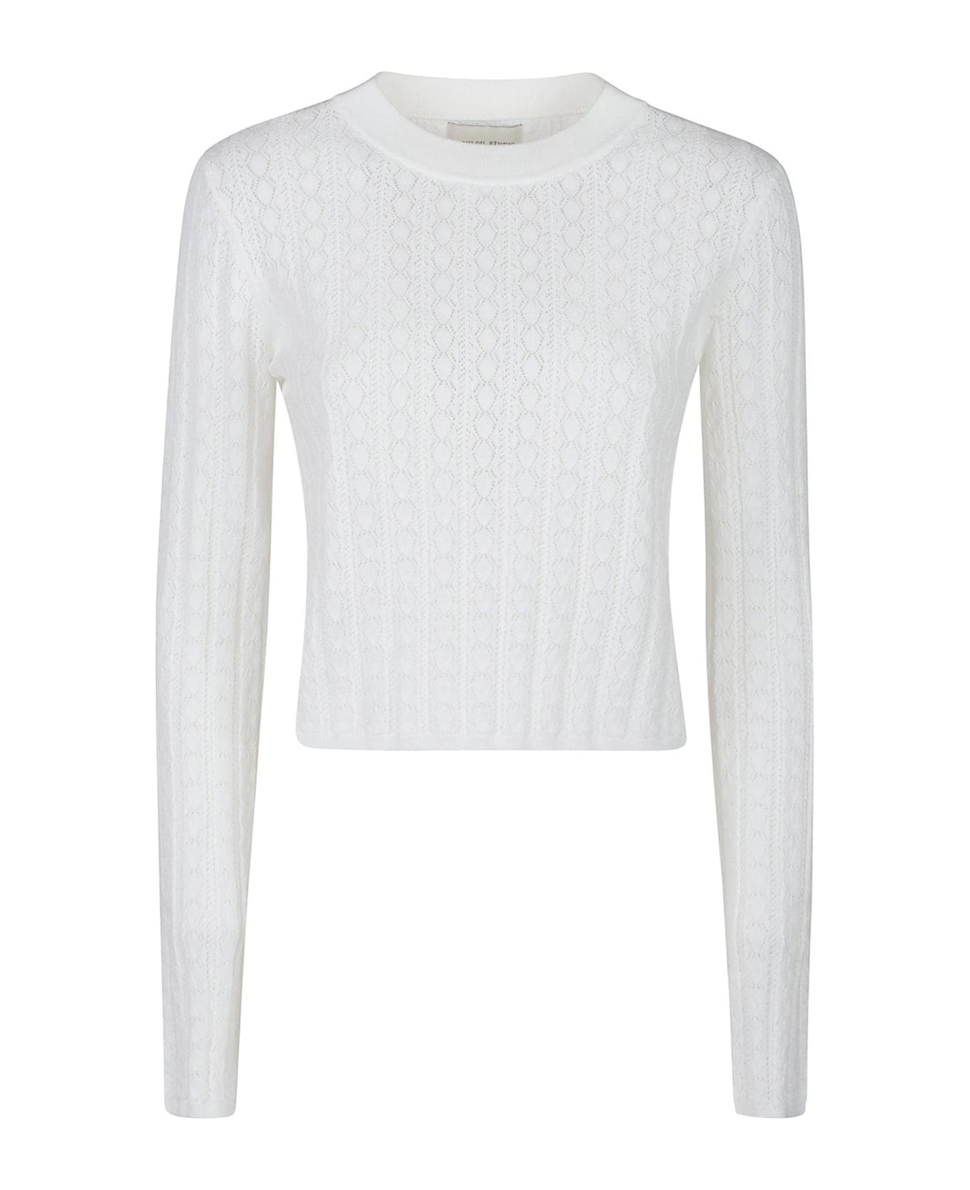 Loulou Studio Tinos Knit Sweater - Ivory