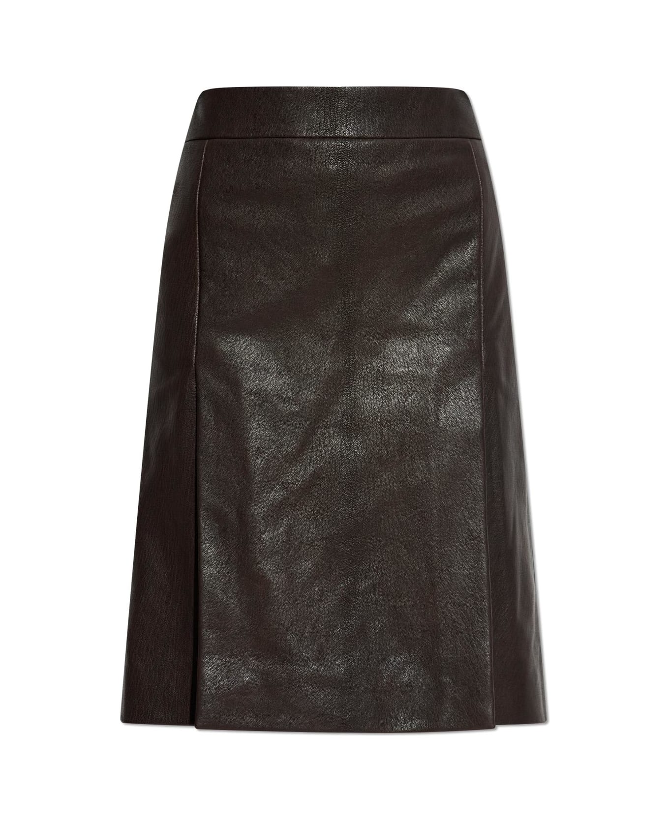 Ferragamo Leather Skirt - Dark