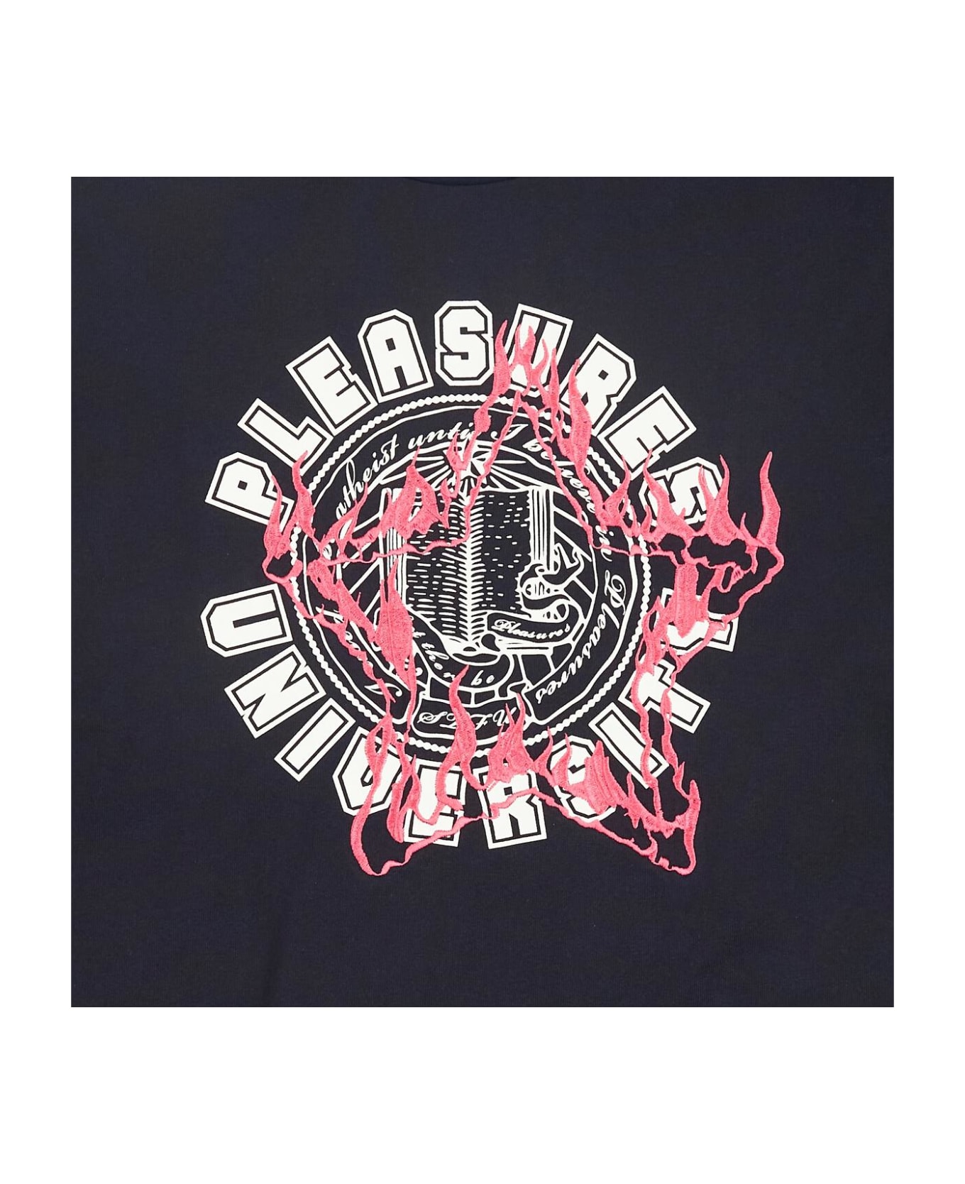 Pleasures University Heavyweight Shirt - Navy