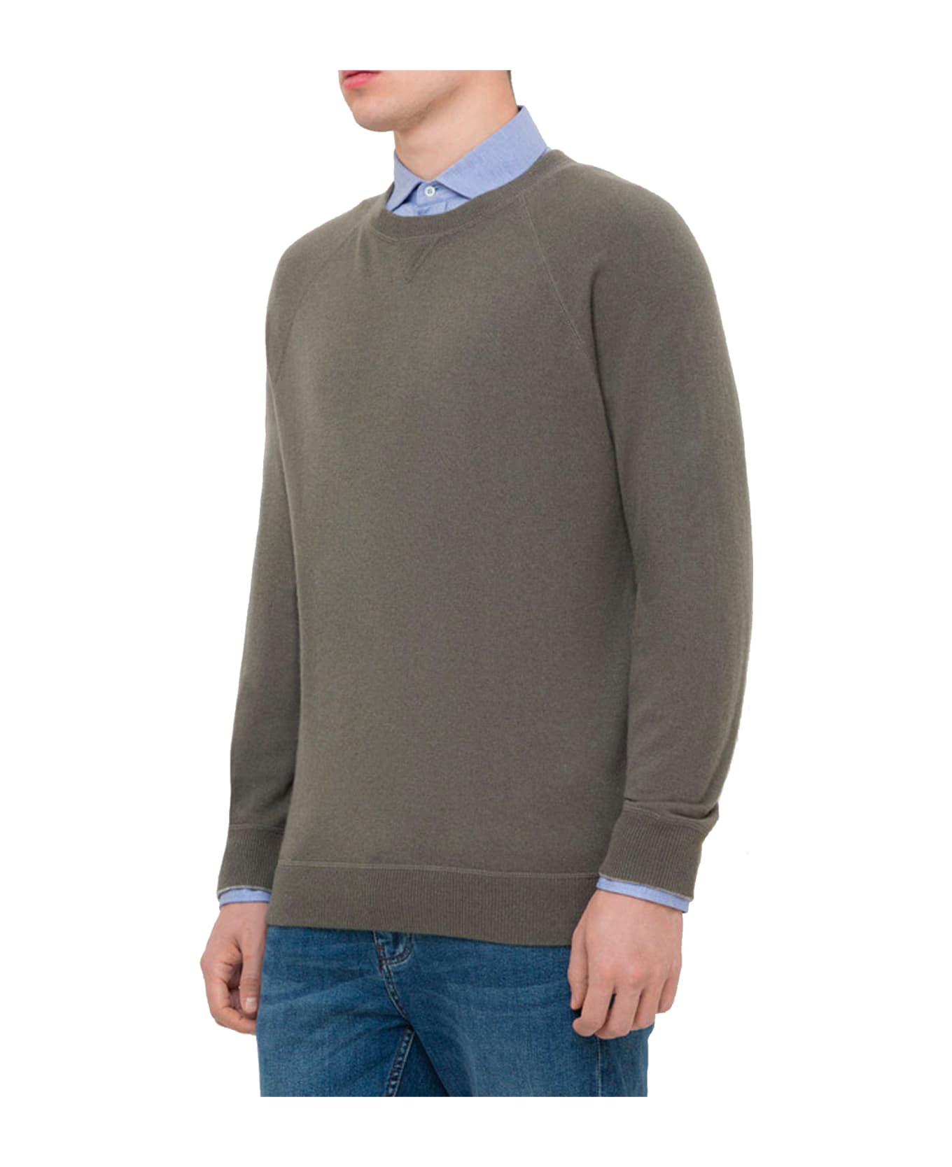 Brunello Cucinelli Cashmere Sweater - Gray フリース