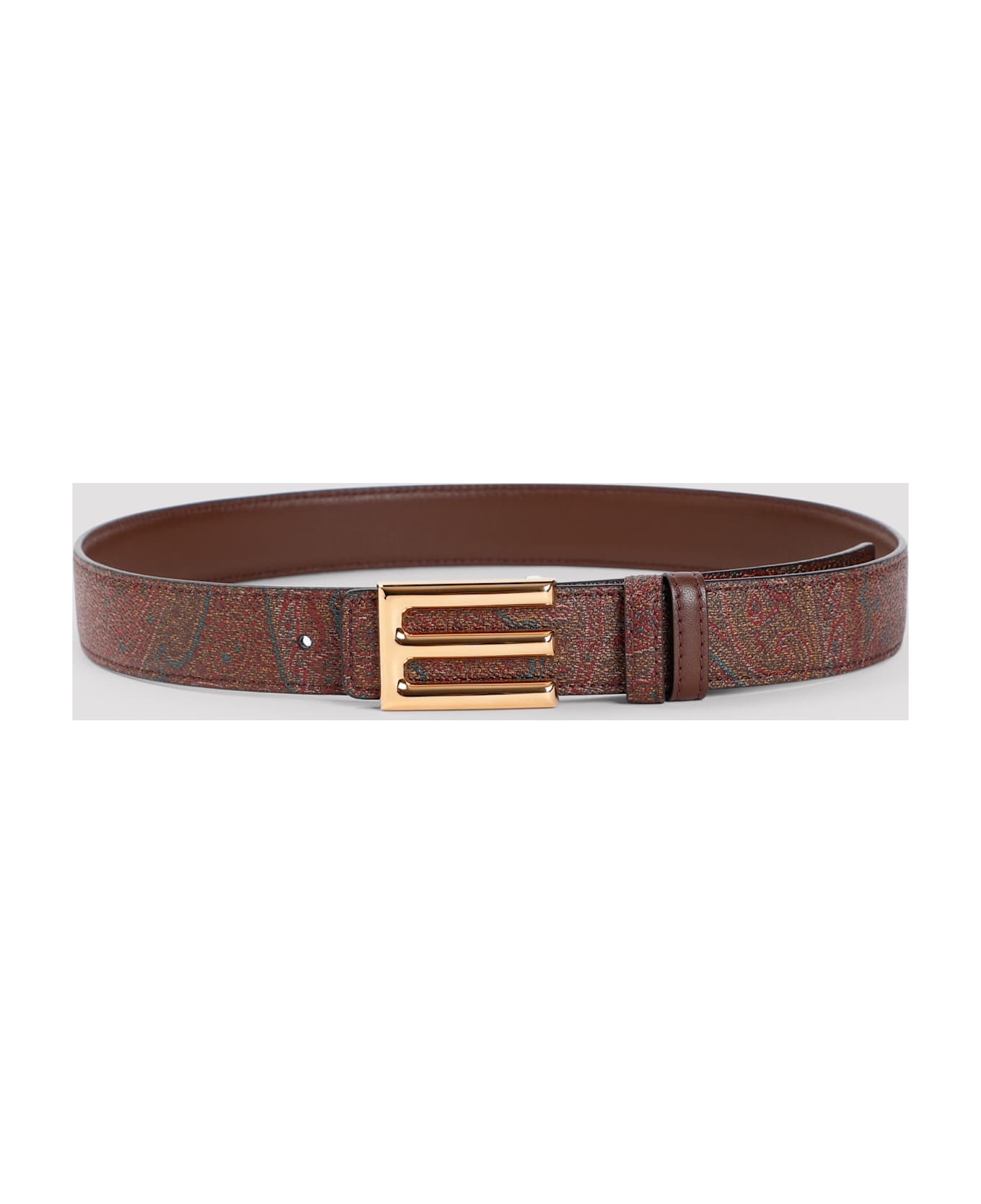 Etro Logo Belt - Marrone