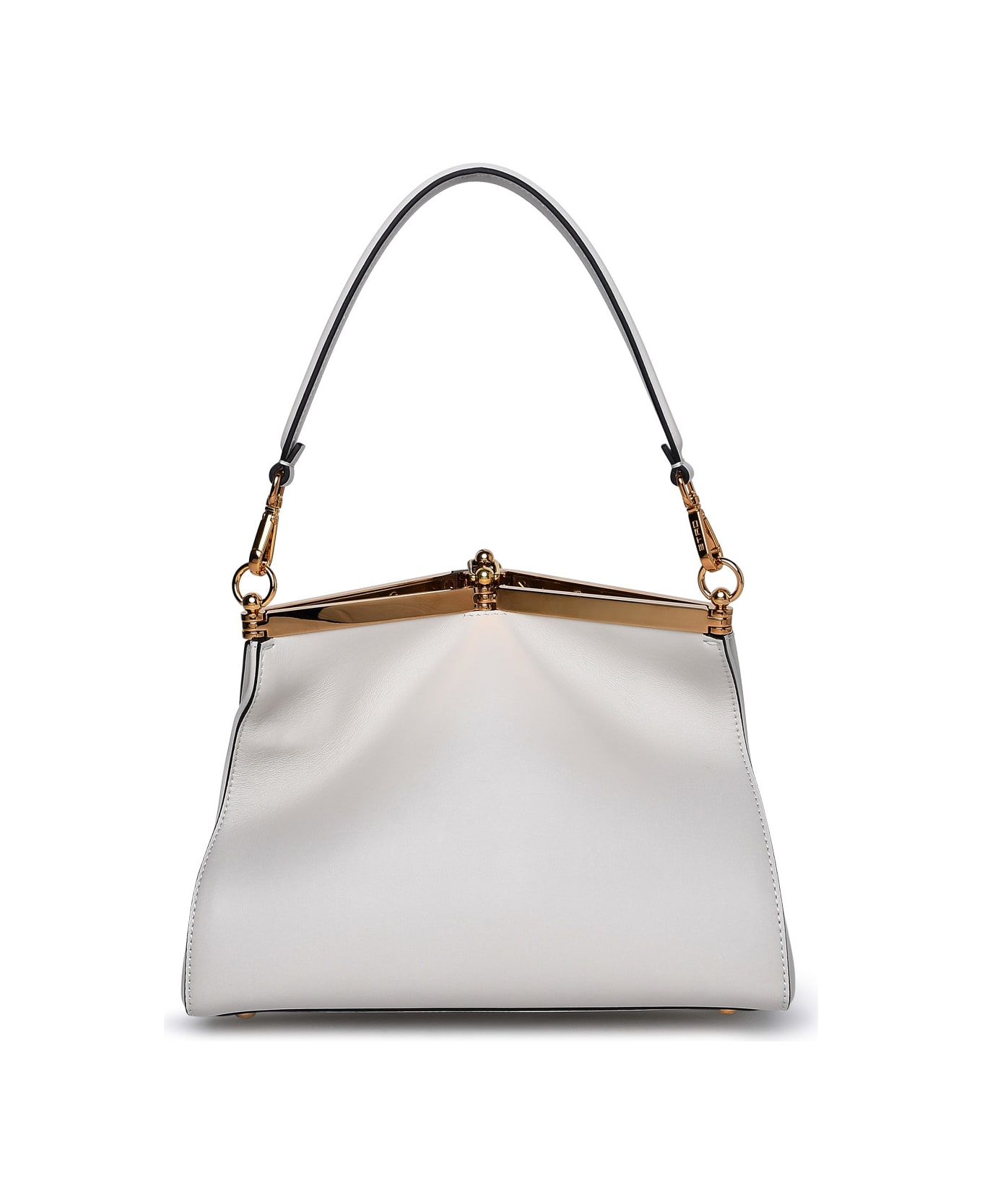 Etro Ivory Leather Bag - WHITE