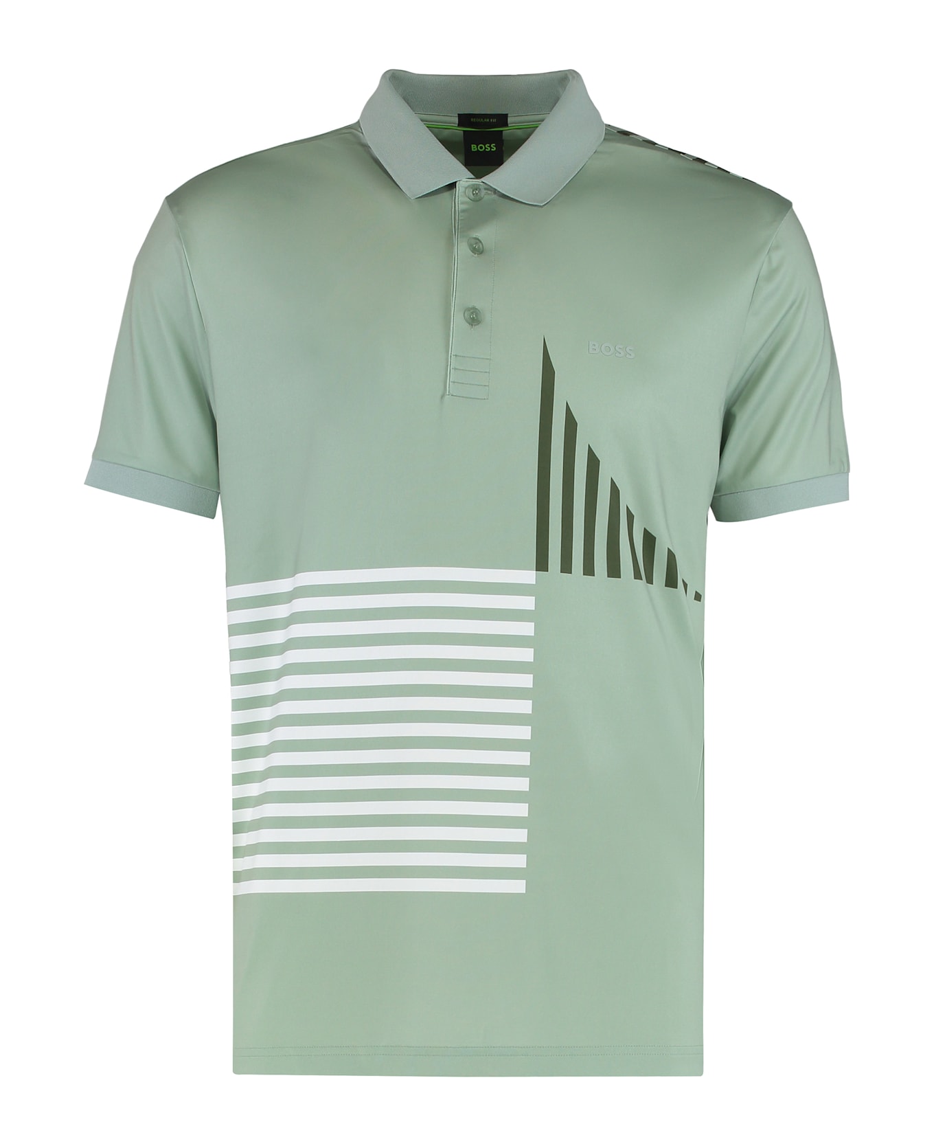 Hugo Boss Technical Fabric Polo - green