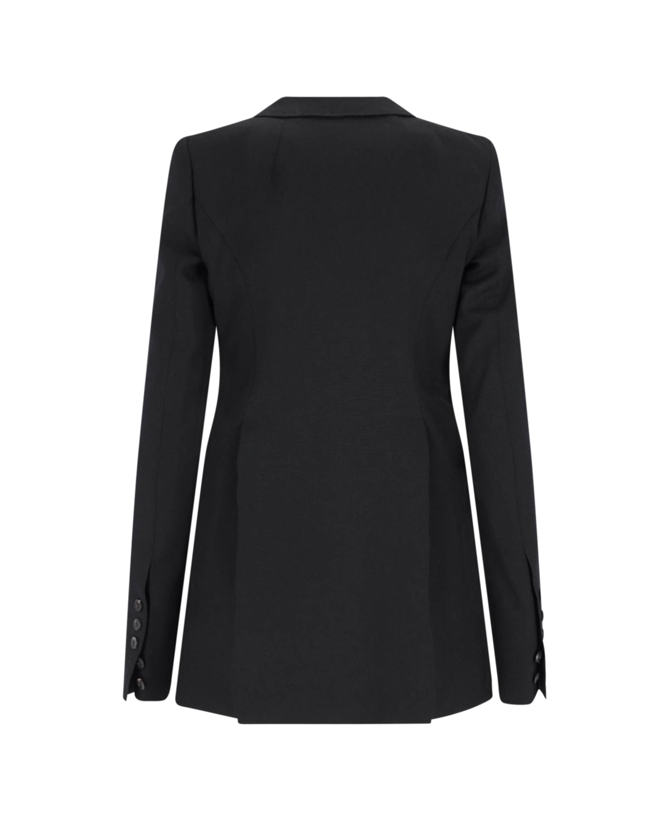 Rick Owens Single-breasted Wool Blazer - Black  