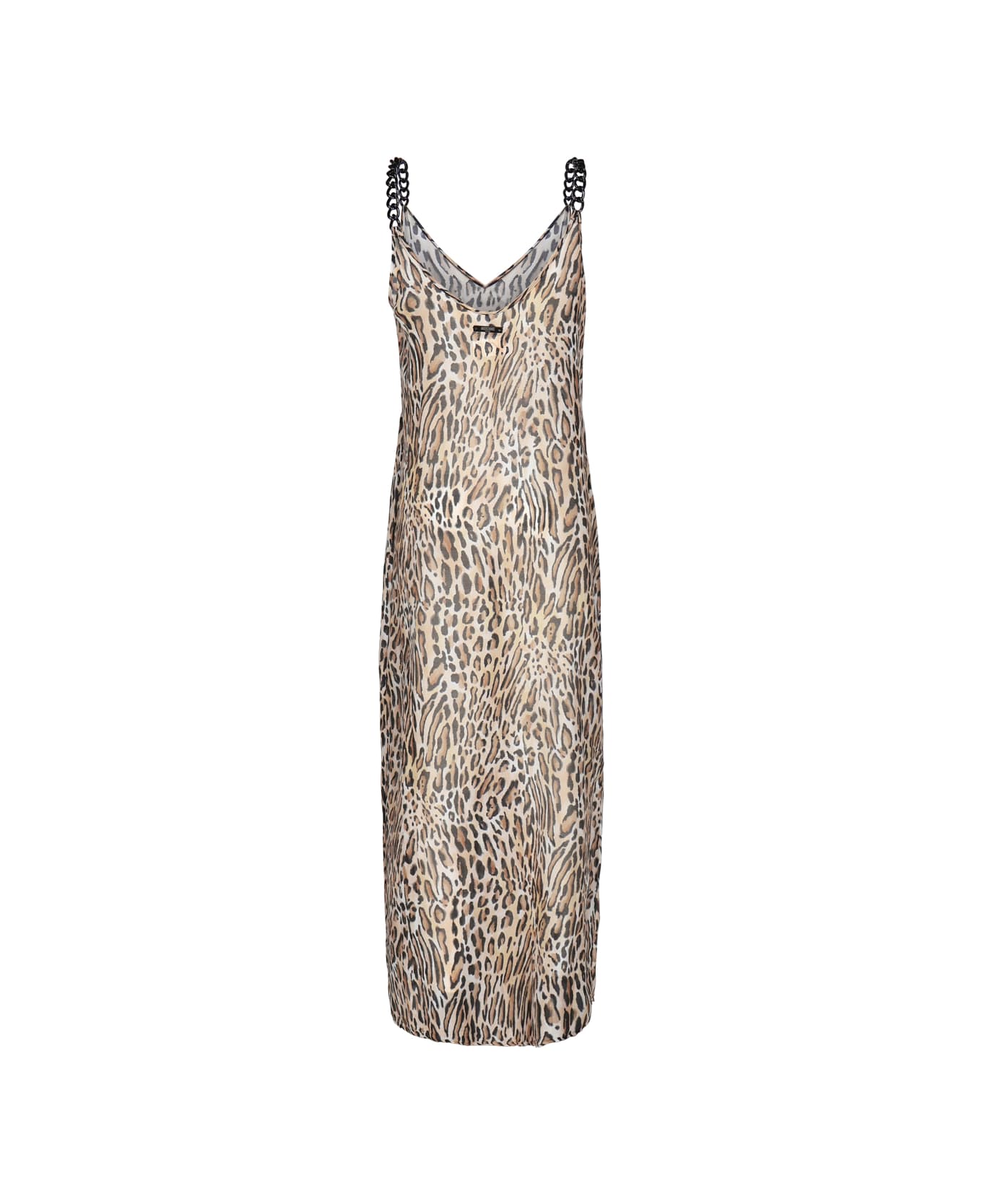 Moschino Leopard Print Silk Blend Dress - Fantasy print only one colour ワンピース＆ドレス