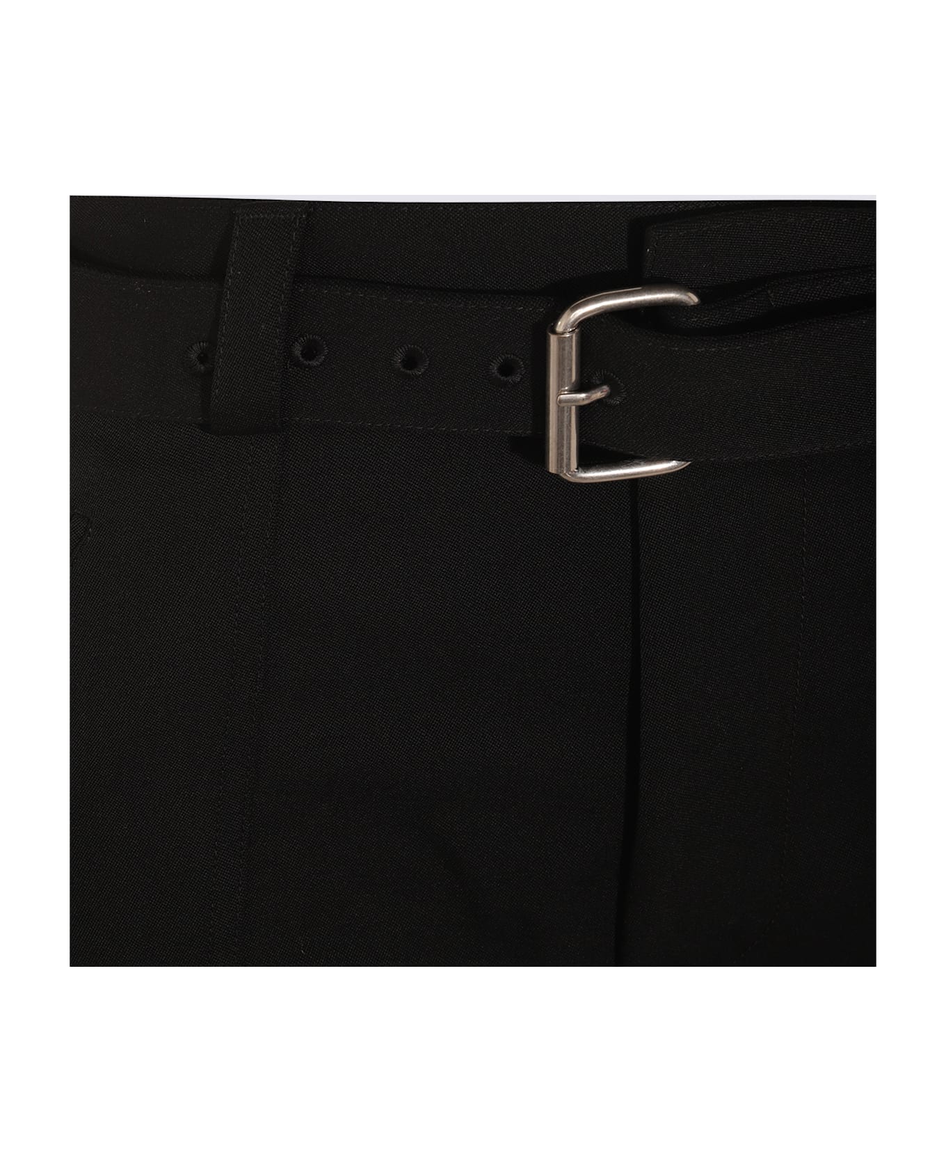 Bottega Veneta Black Wool Pants - Black