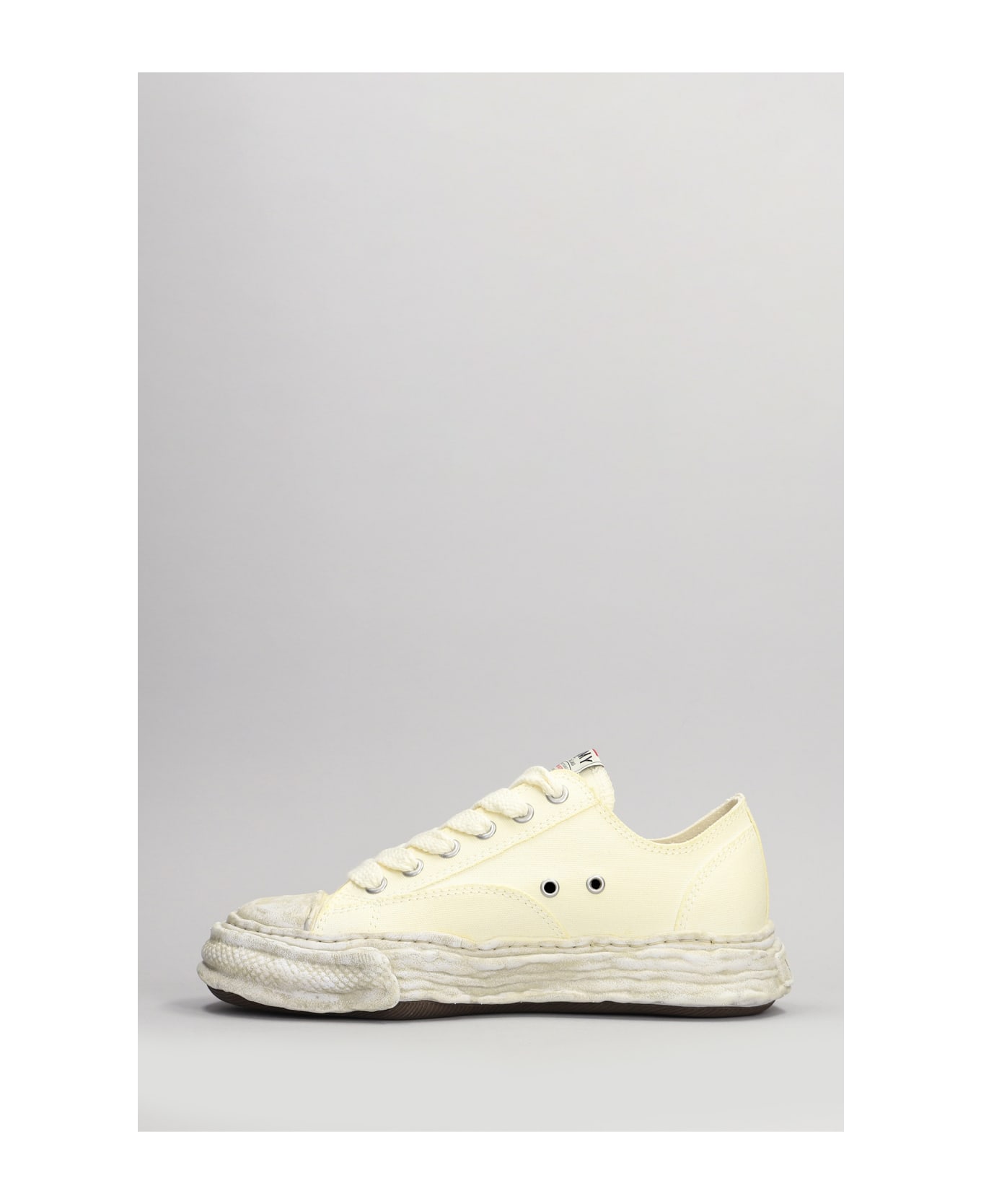 Mihara Yasuhiro Peterson 23 Low Sneakers In Beige Cotton - beige
