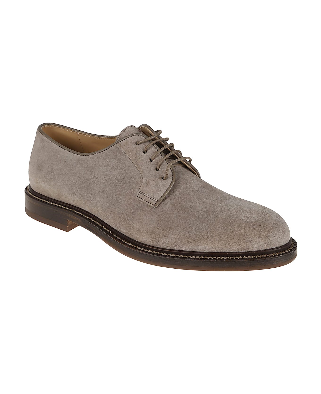Brunello Cucinelli Pair Of Laced Shoes - Cerbiatto