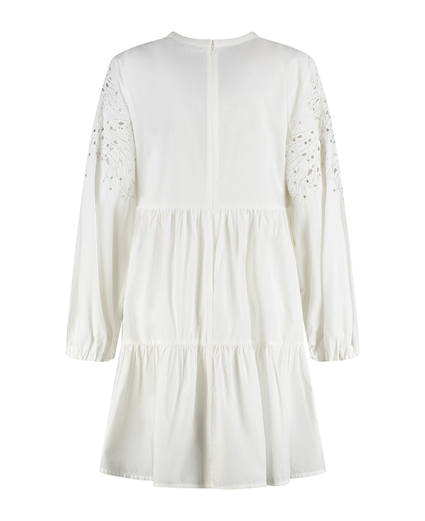 Pinko Andromeda Cotton Mini-dress - White