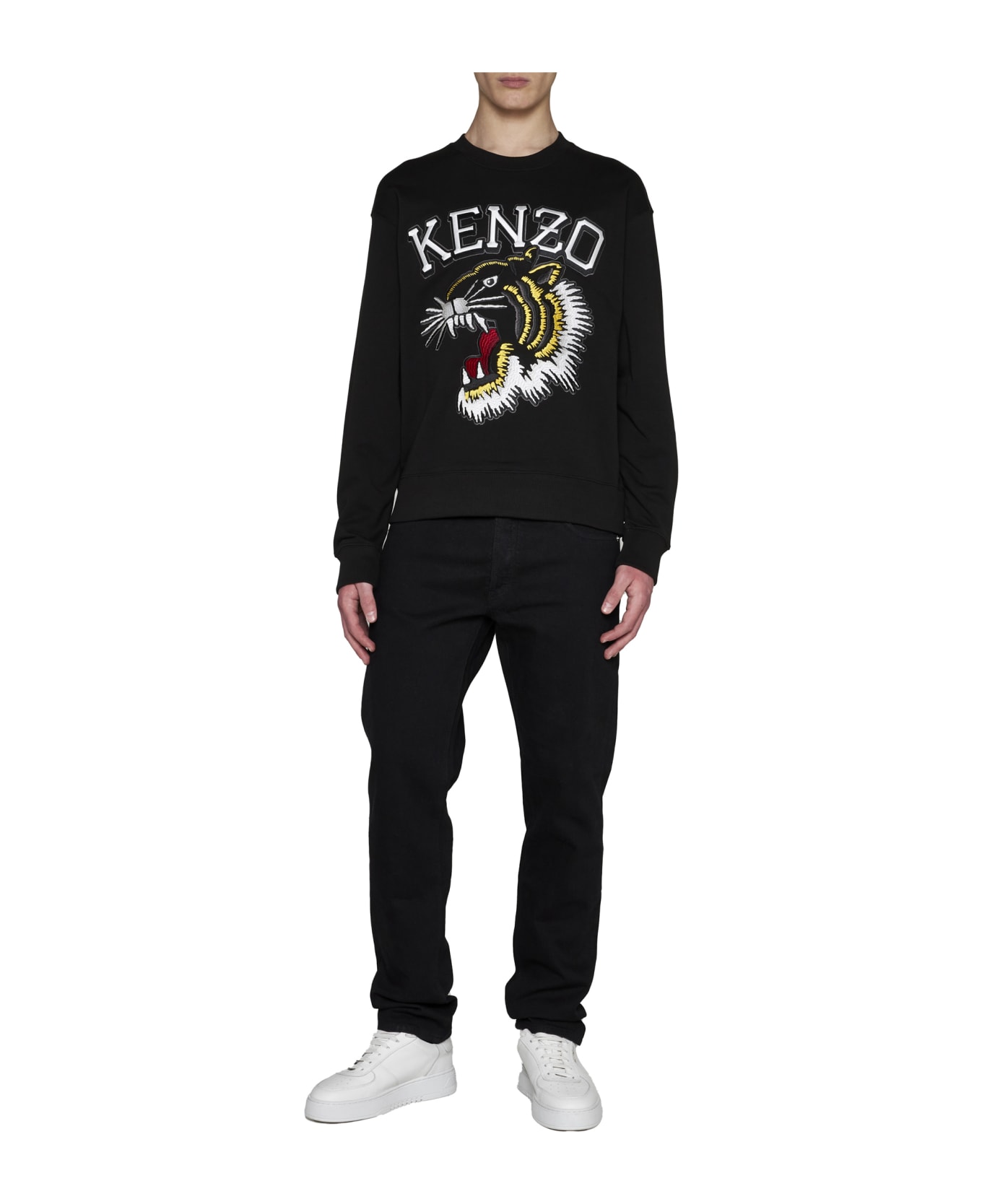 Kenzo Tiger Varsity Classic Sweatshirt - Black フリース