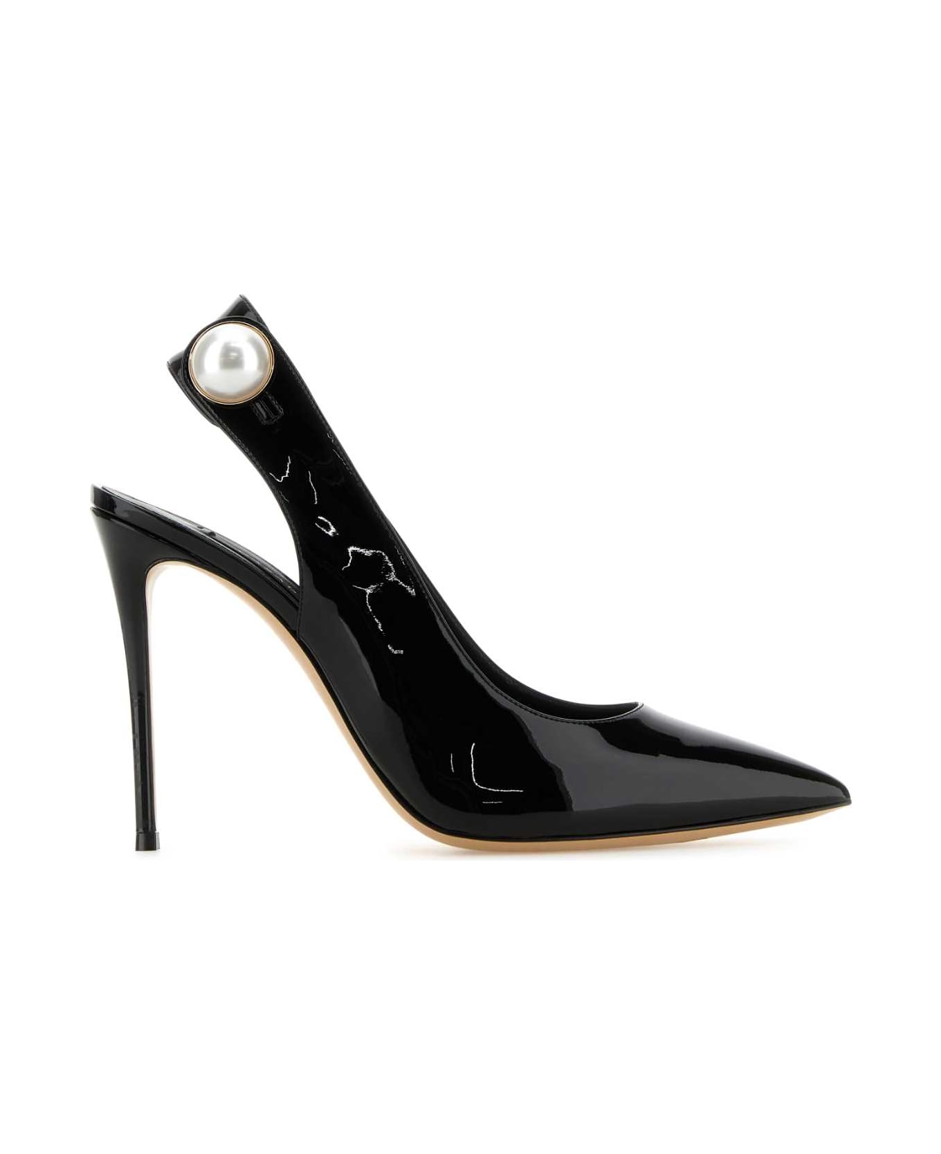 Casadei Black Leather Pumps - NERO