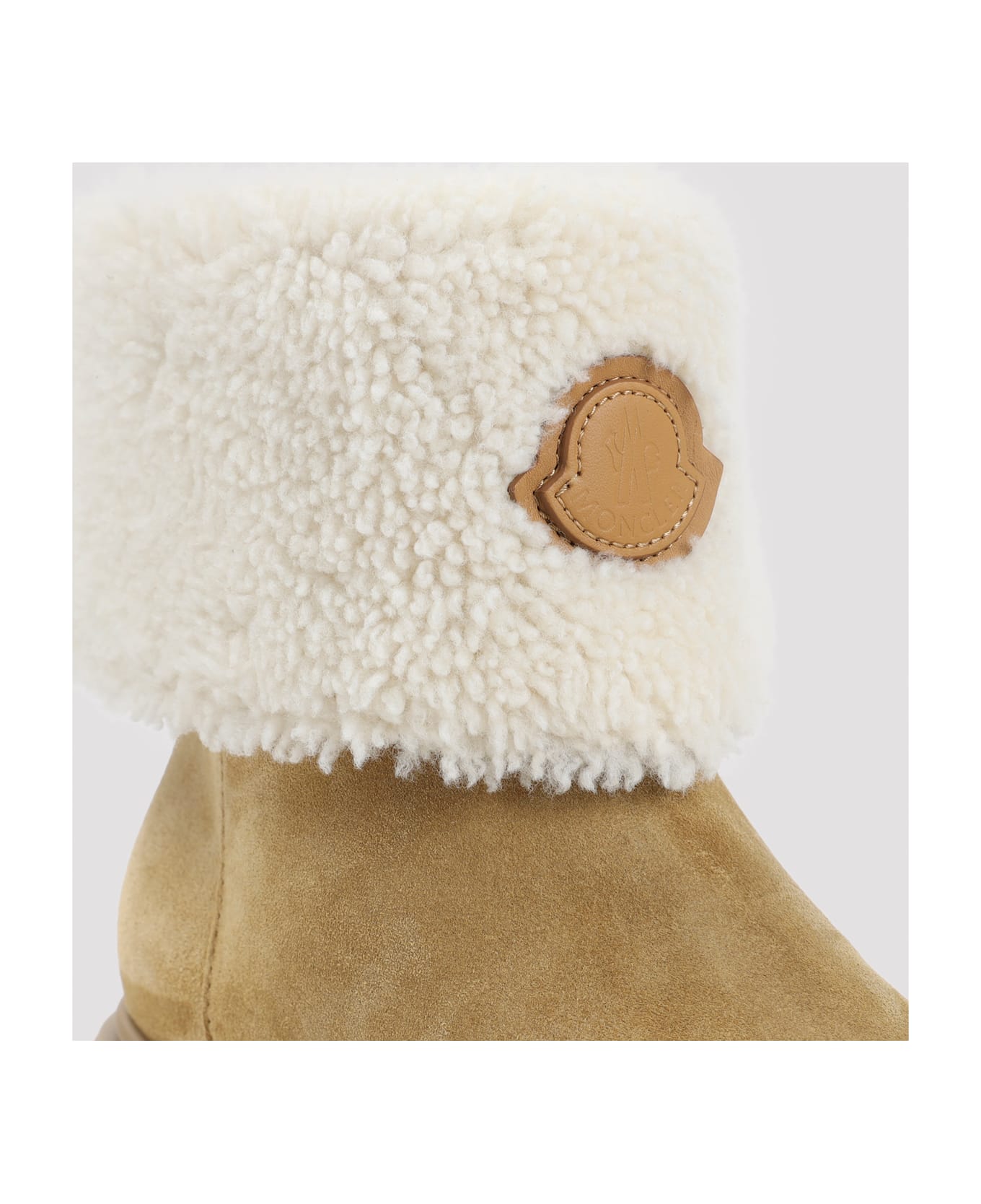 Moncler Aurea Mid Ankle Boots - L Camel
