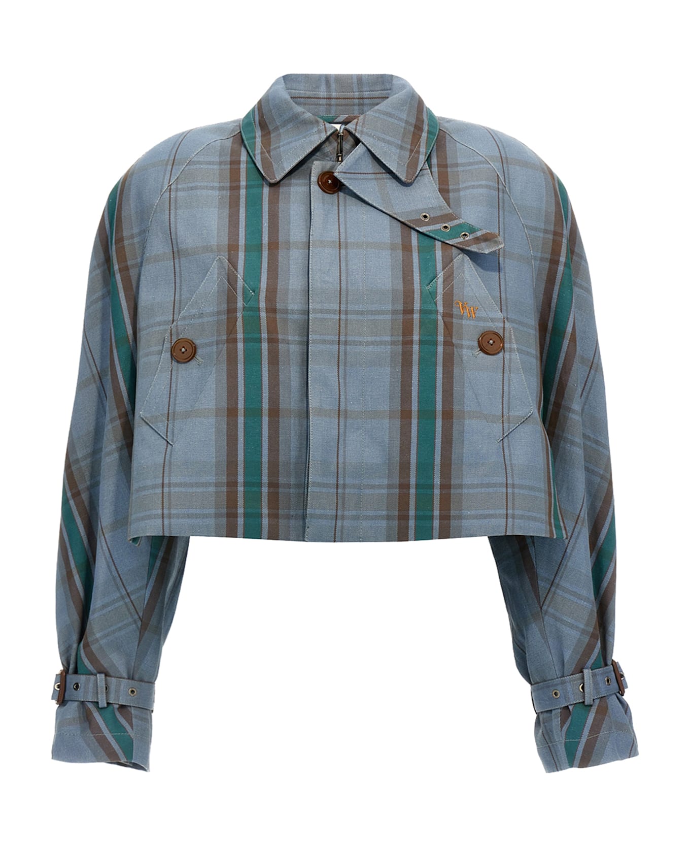 Vivienne Westwood 
cut Off Graziano
 Trench Coat - Multicolor