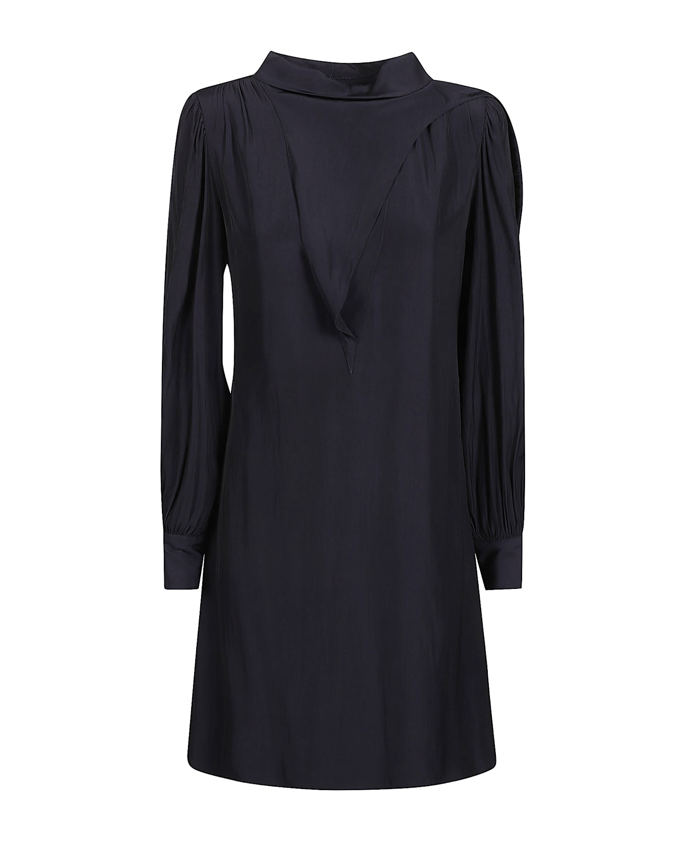 Lanvin Flared Dress - Blu notte