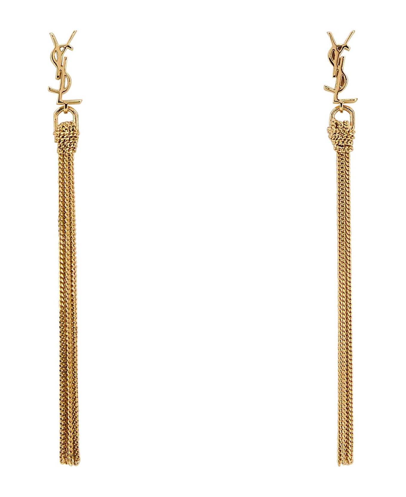Saint Laurent Gold Metal Earrings - DORE