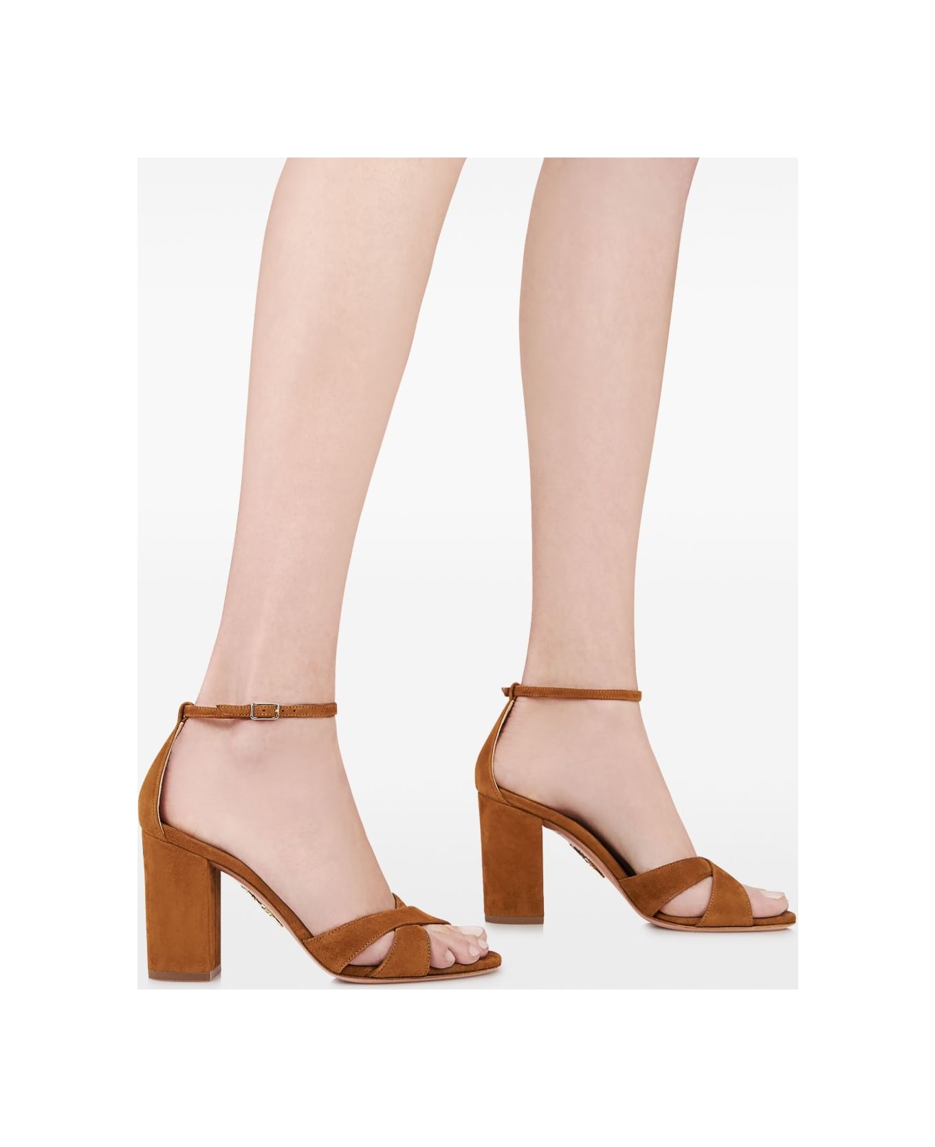 Aquazzura Divine Sandals 85mm - Brown