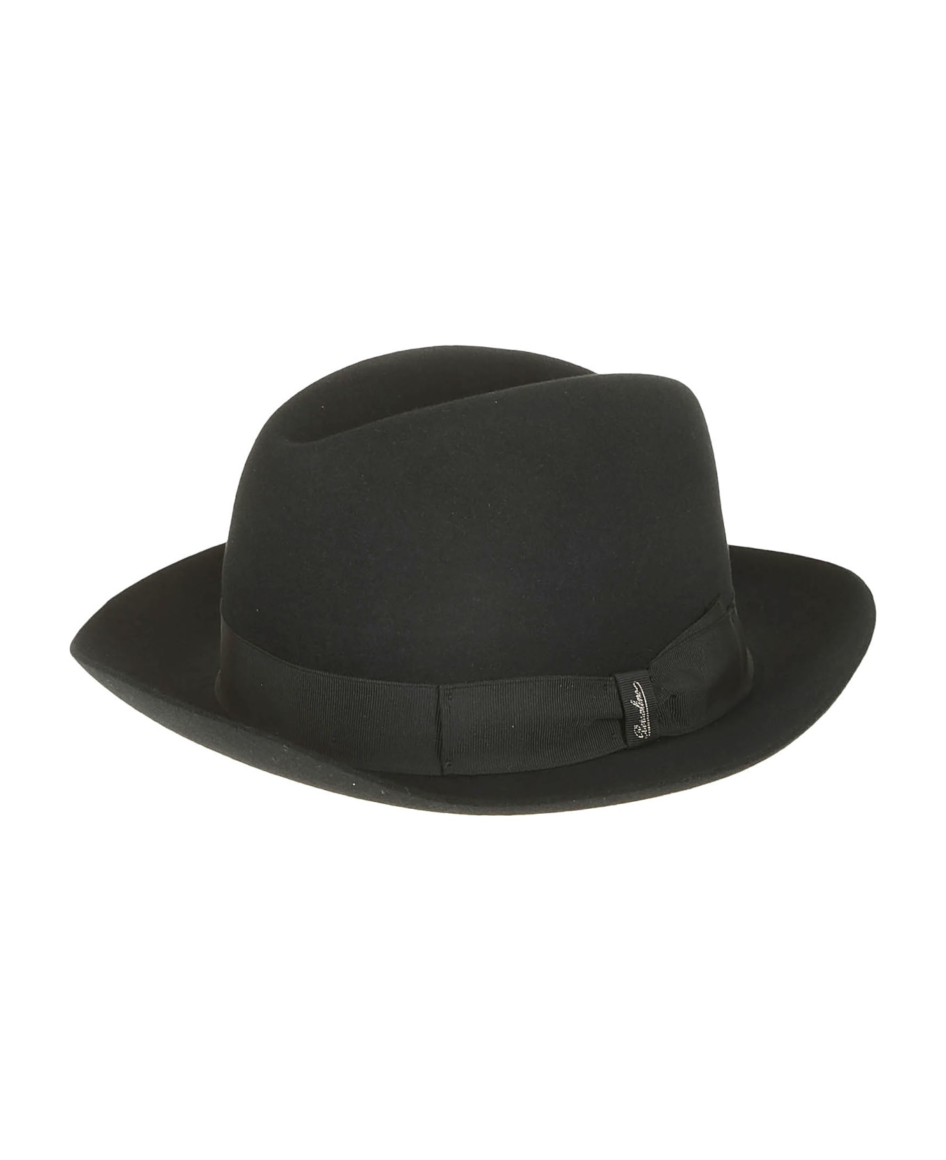 Borsalino Marengo Medium Brim - Black 帽子