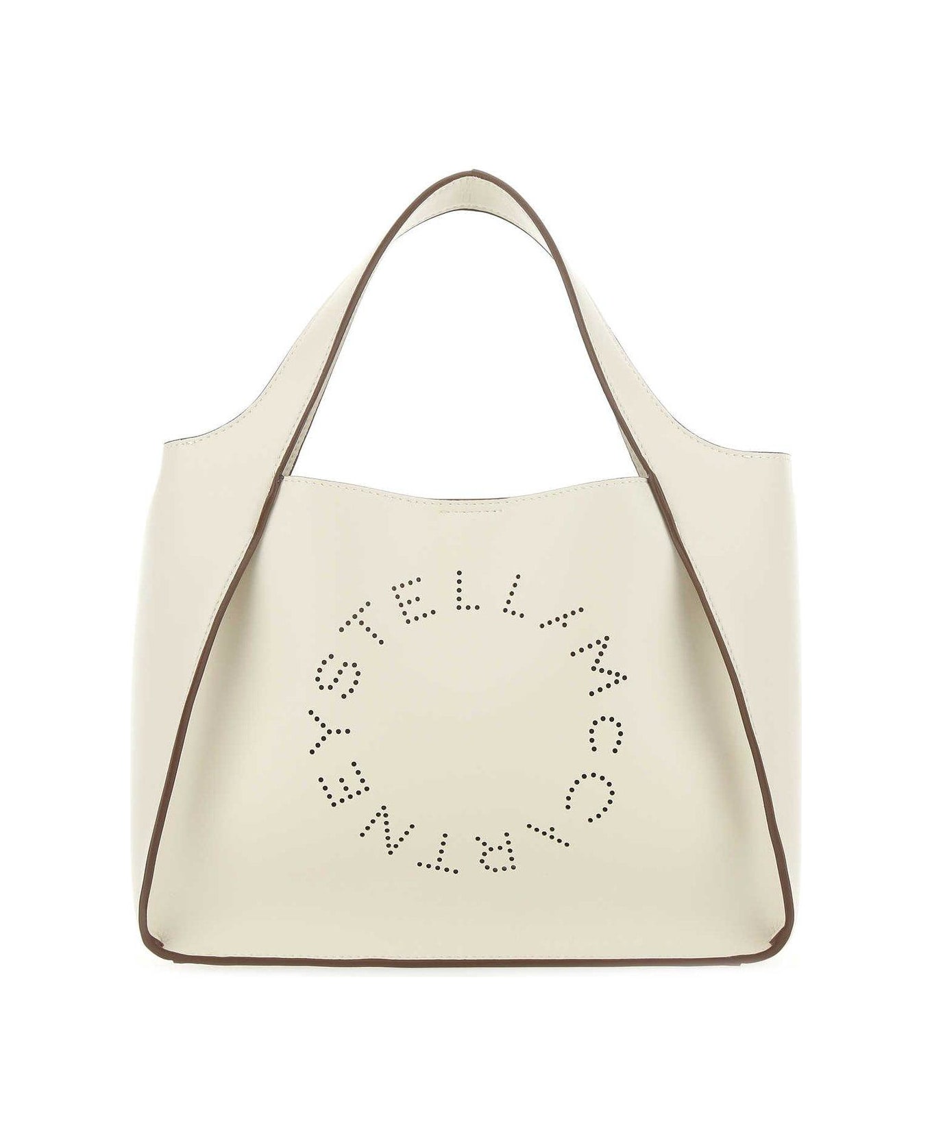 Stella McCartney Stella Logo Top Handle Bag - Bianco