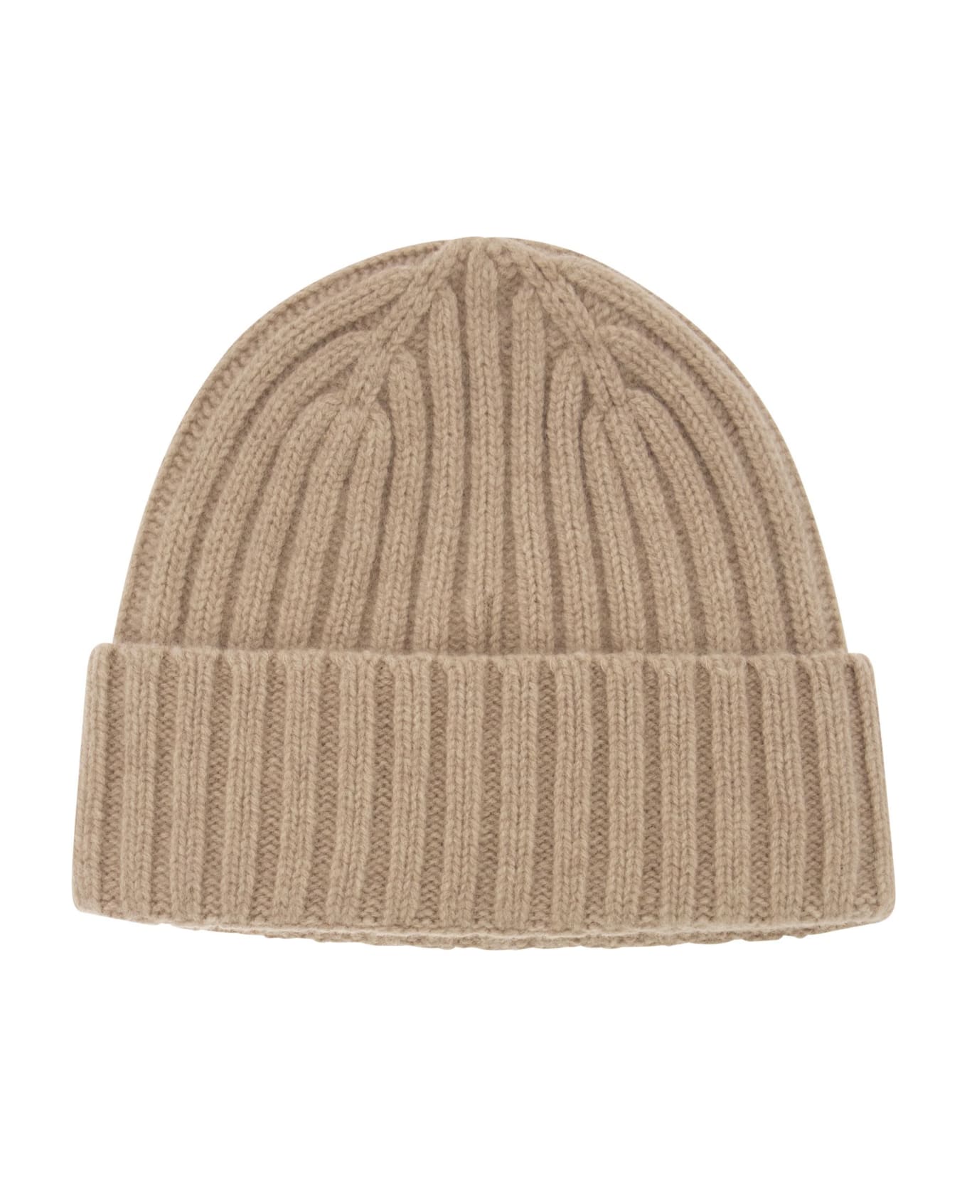 MC2 Saint Barth Wool Hat With Embroidery - Beige