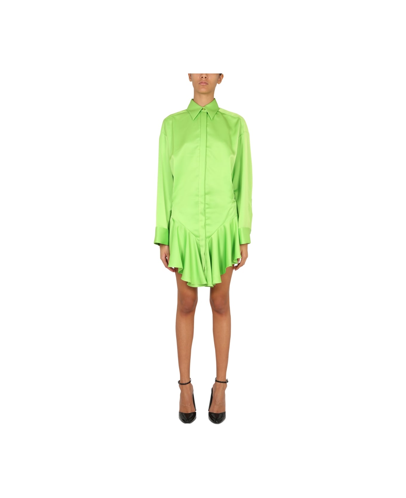 The Attico Mini Dress ''candice'' - GREEN