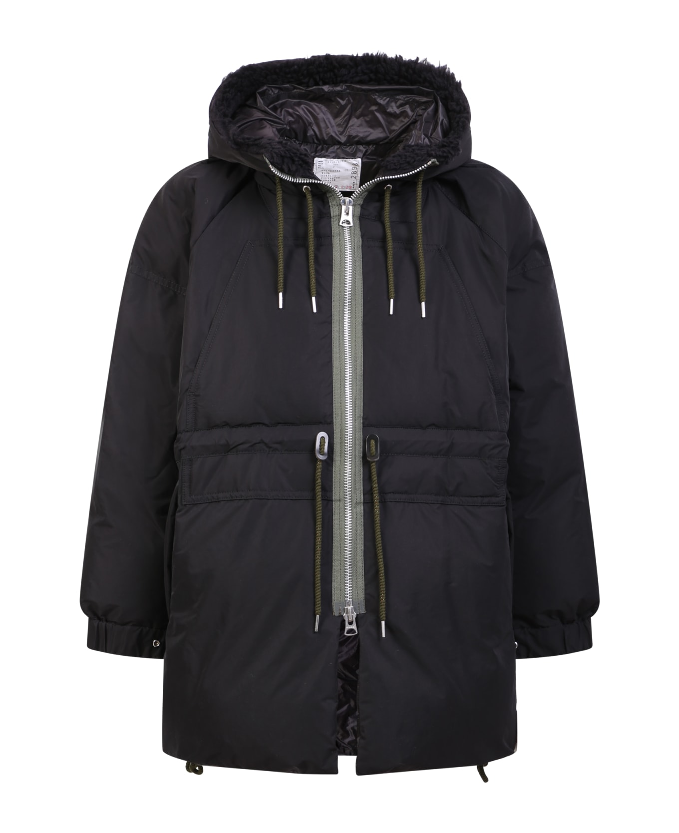 Sacai Black Blouson Down Jacket - Black コート