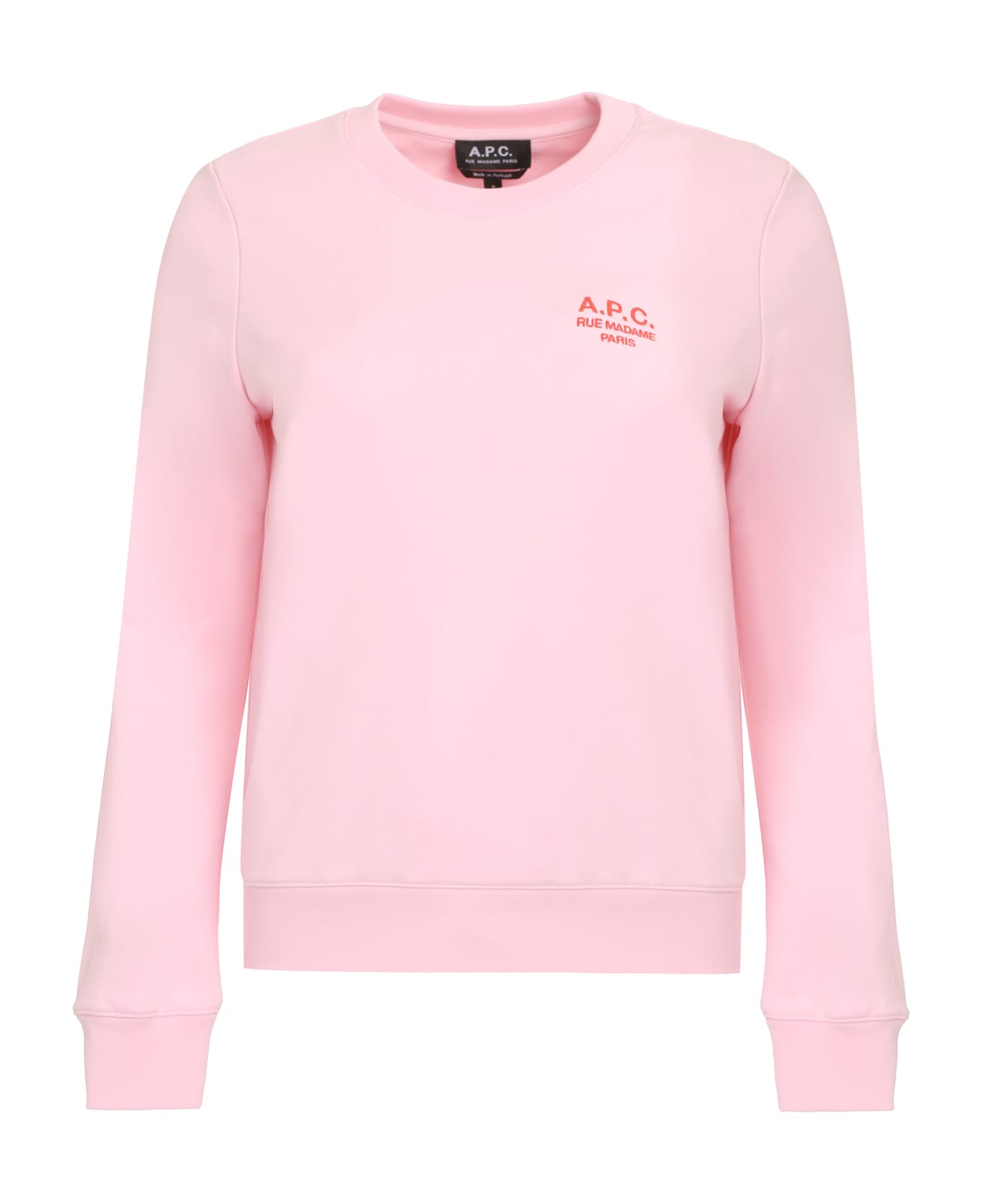 A.P.C. Skye Cotton Crew-neck Sweatshirt - Pink