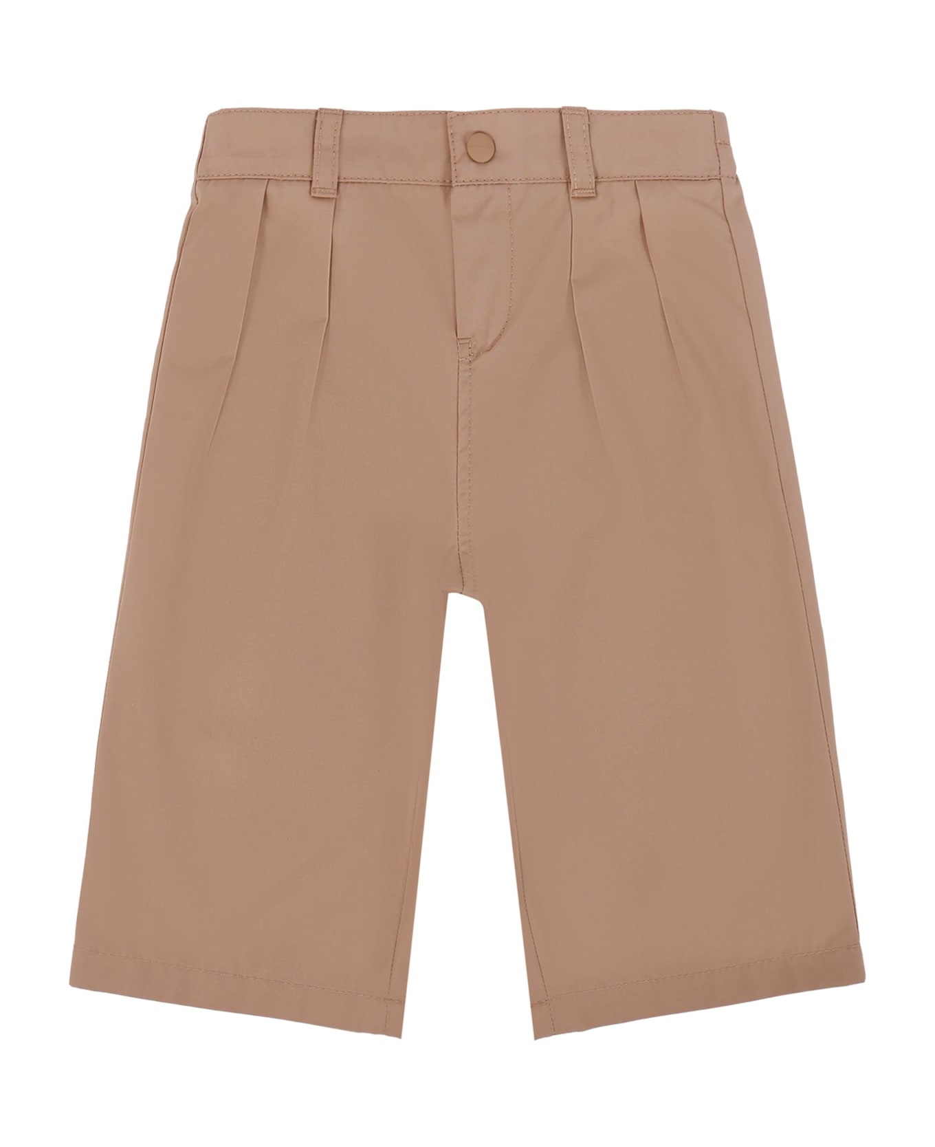Gucci Beige Trousers For Baby Boy With Logo - Beige
