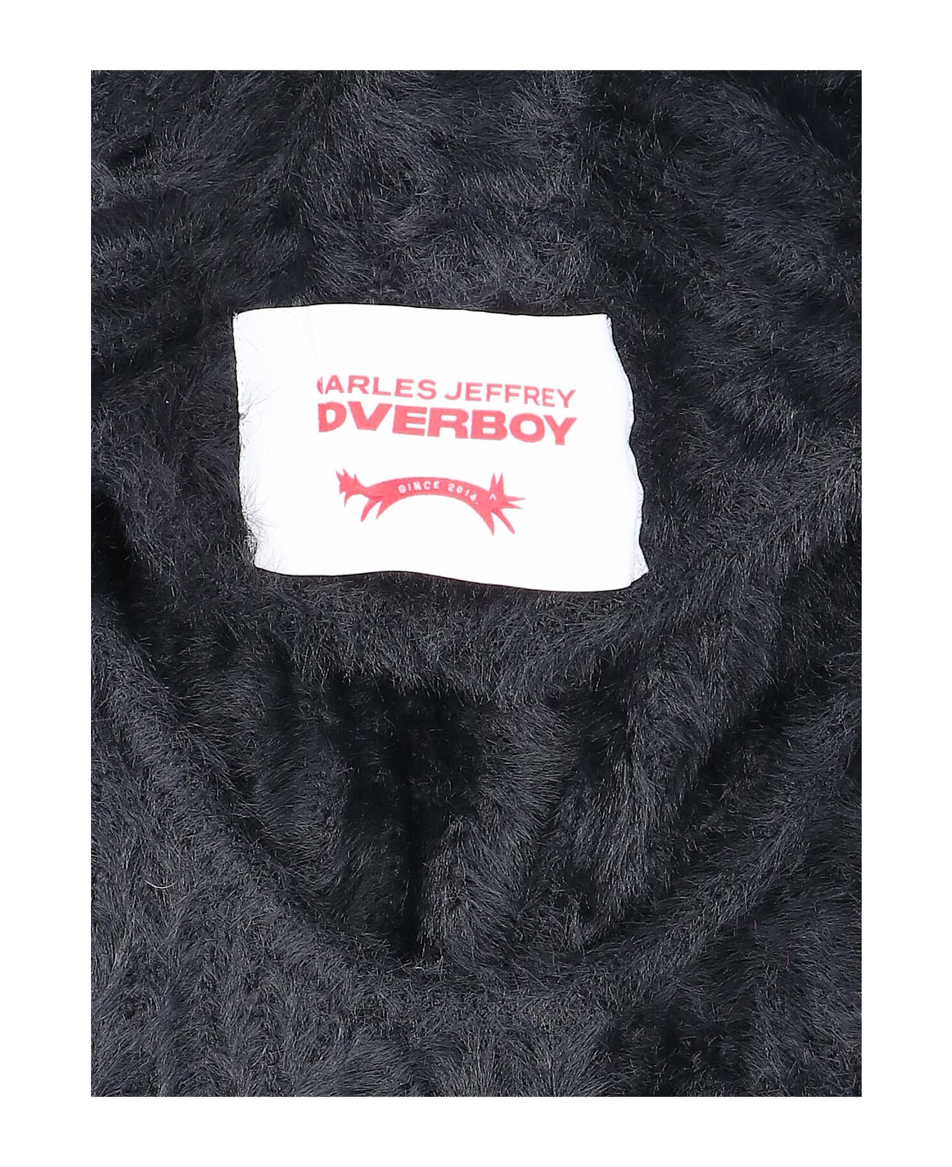 Charles Jeffrey Loverboy "fluffy Chunky Rabbit" Balaclava - Black  