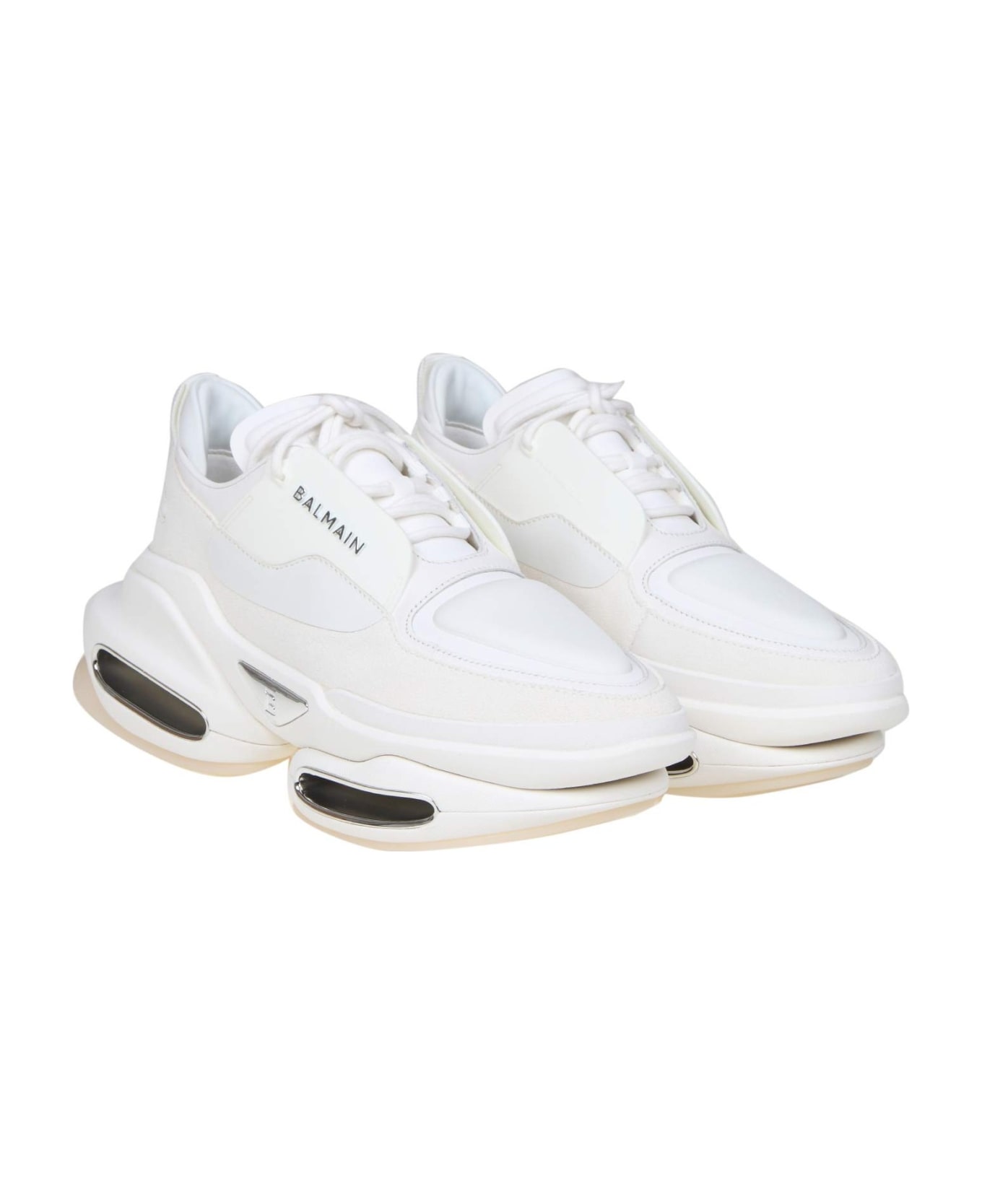 Balmain B-bold Sneakers - WHITE