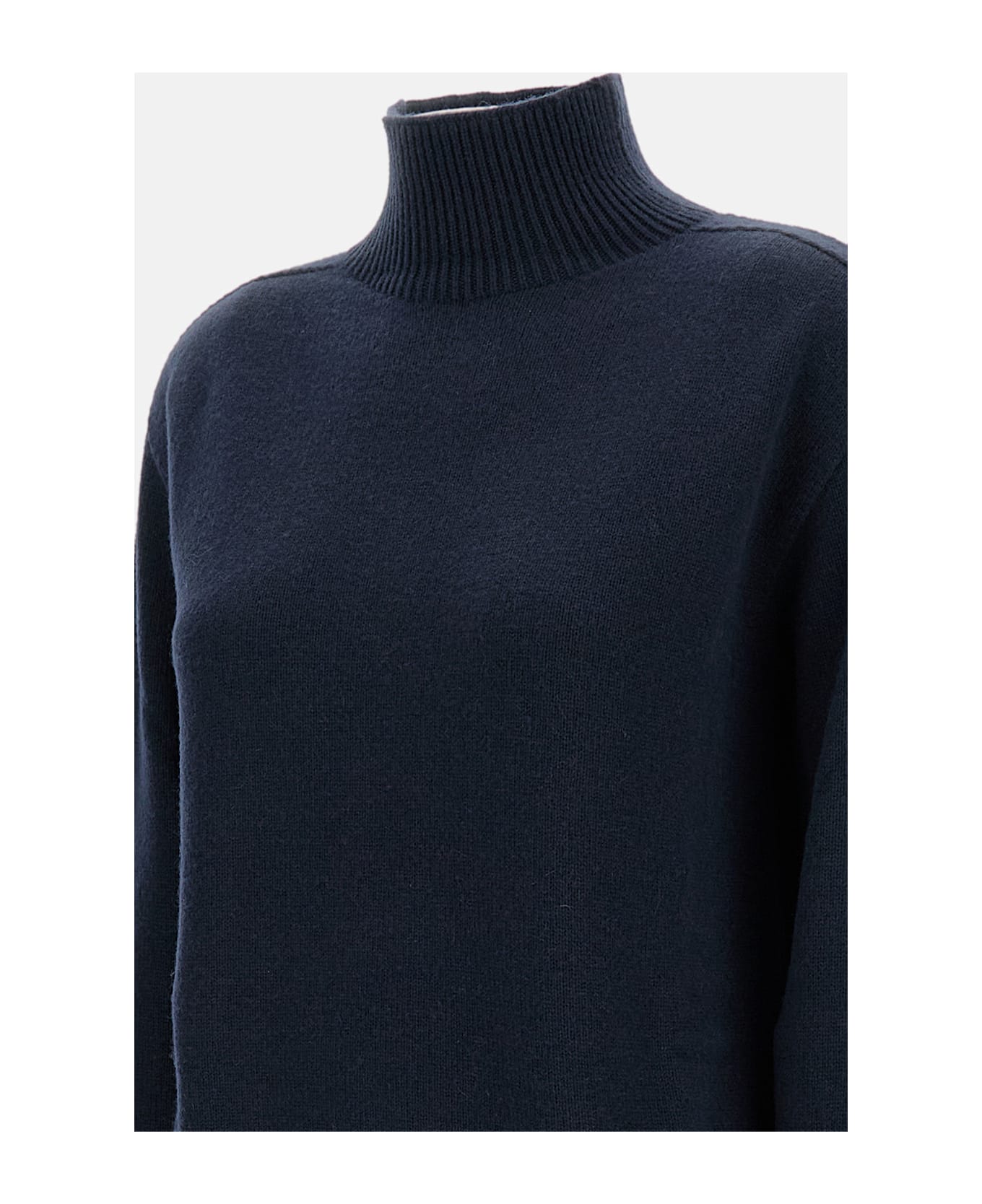 
S Max Mara High Neck Pullover - Blue